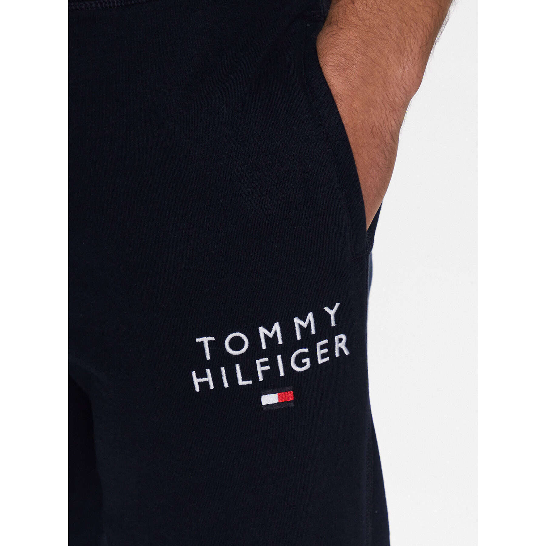 Tommy Hilfiger Teplákové kalhoty UM0UM02880 Tmavomodrá Regular Fit - Pepit.cz