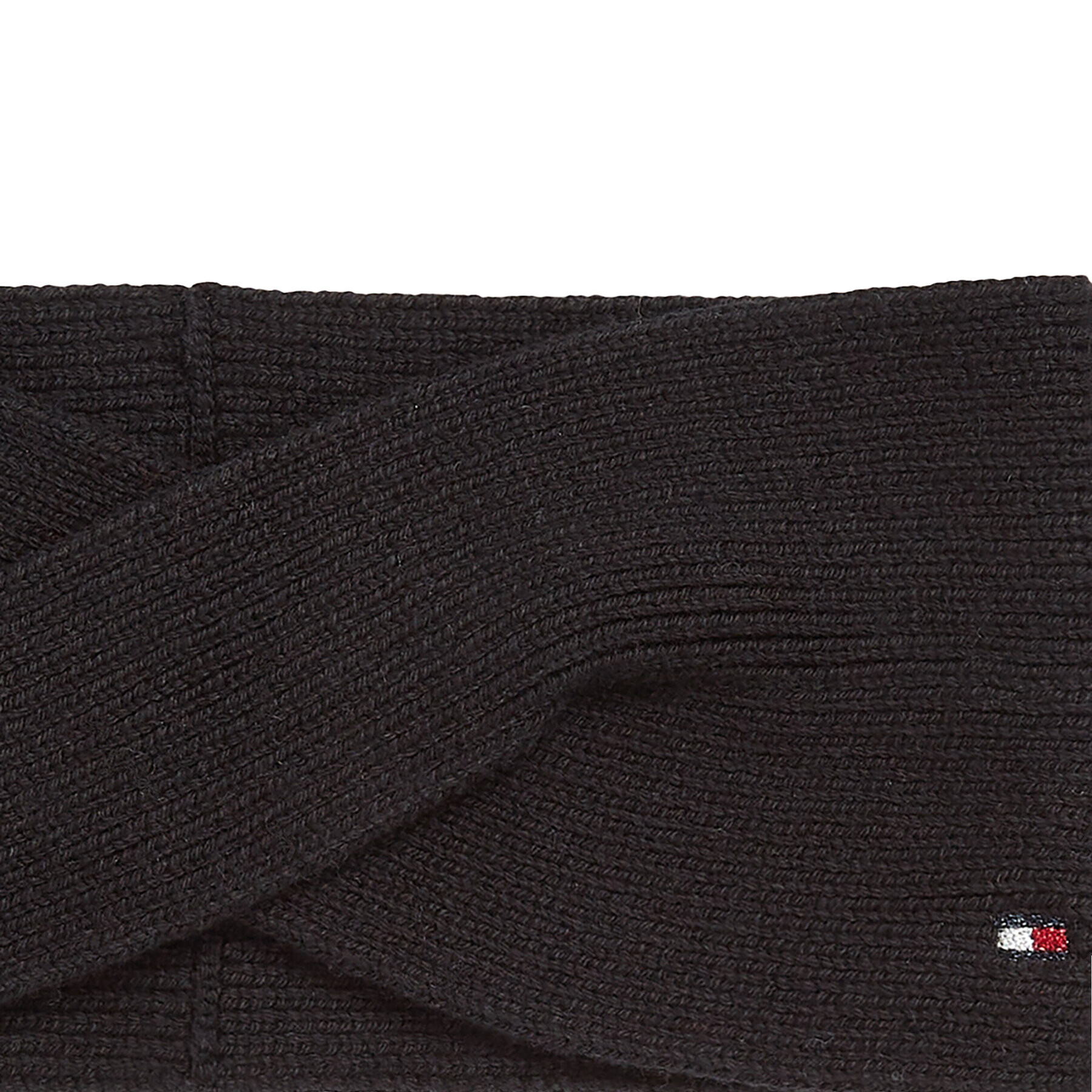 Tommy Hilfiger Textilní čelenka Essential Flag Headband AW0AW15312 Černá - Pepit.cz