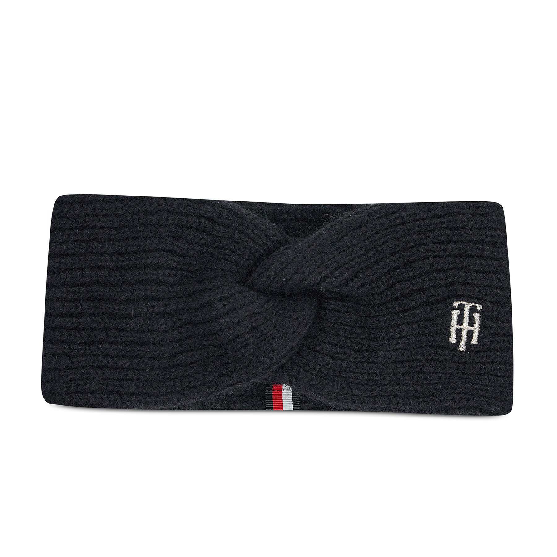 Tommy Hilfiger Textilní čelenka Th Effortless Headband AW0AW10620 Černá - Pepit.cz