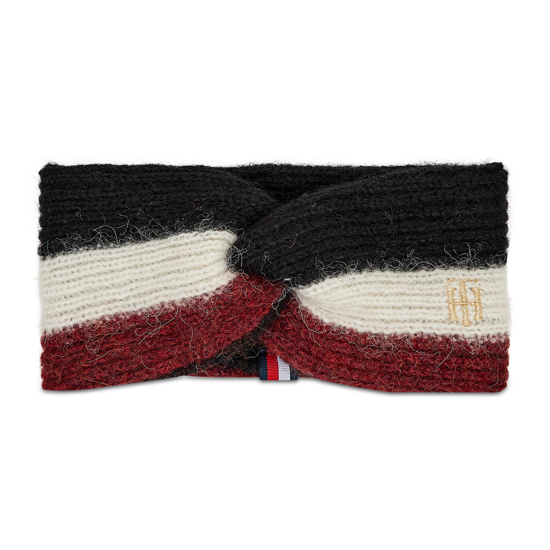 Tommy Hilfiger Textilní čelenka Th Effortless Headband Cb AW0AW10644 Černá - Pepit.cz