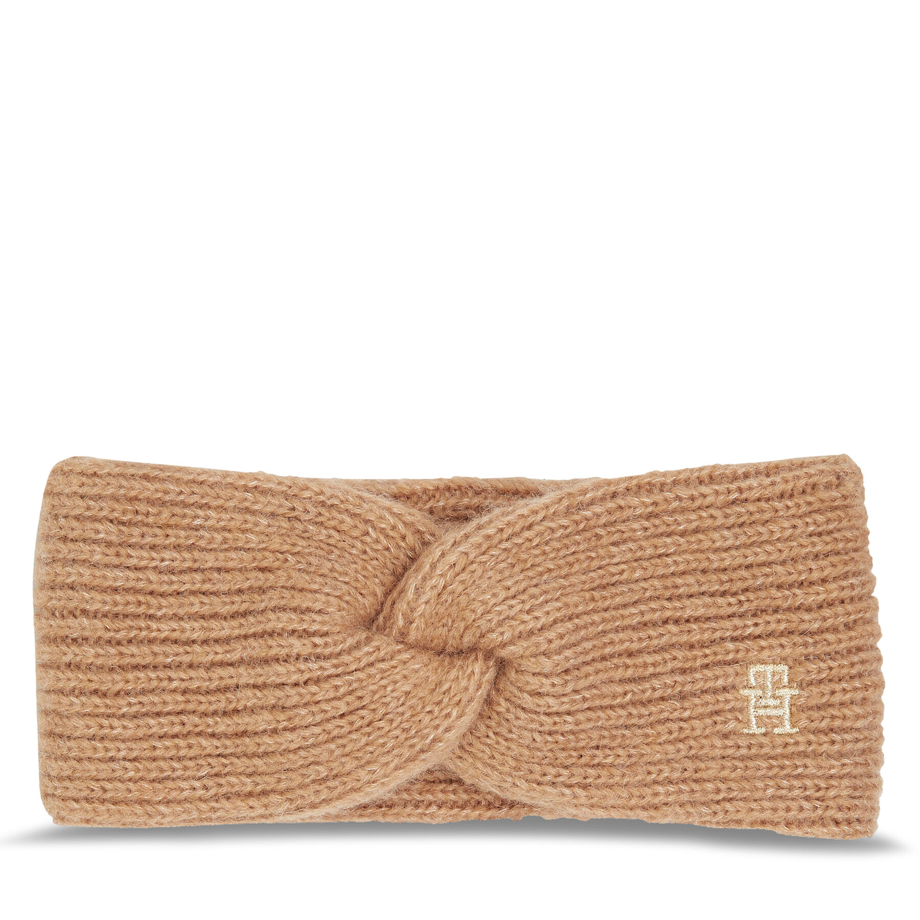 Tommy Hilfiger Textilní čelenka Th Timeless Headband AW0AW15308 Béžová - Pepit.cz