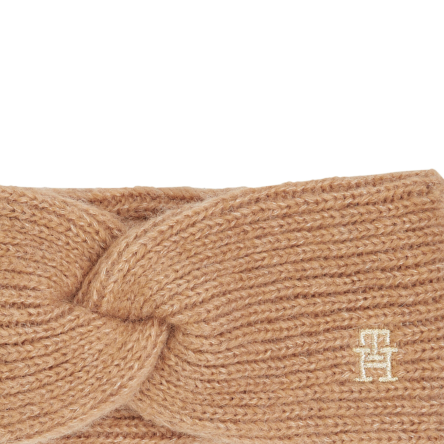 Tommy Hilfiger Textilní čelenka Th Timeless Headband AW0AW15308 Béžová - Pepit.cz