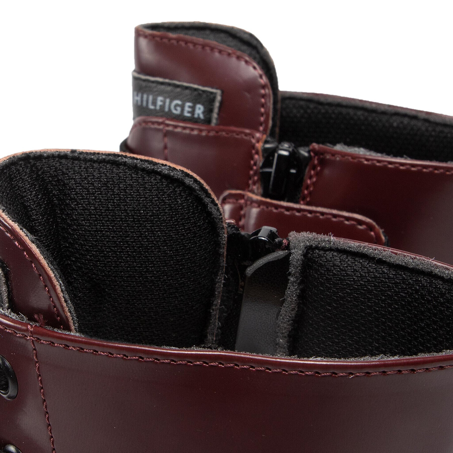 Tommy Hilfiger Turistická obuv Lace Up BootieT4A5-32415-1453 Bordó - Pepit.cz