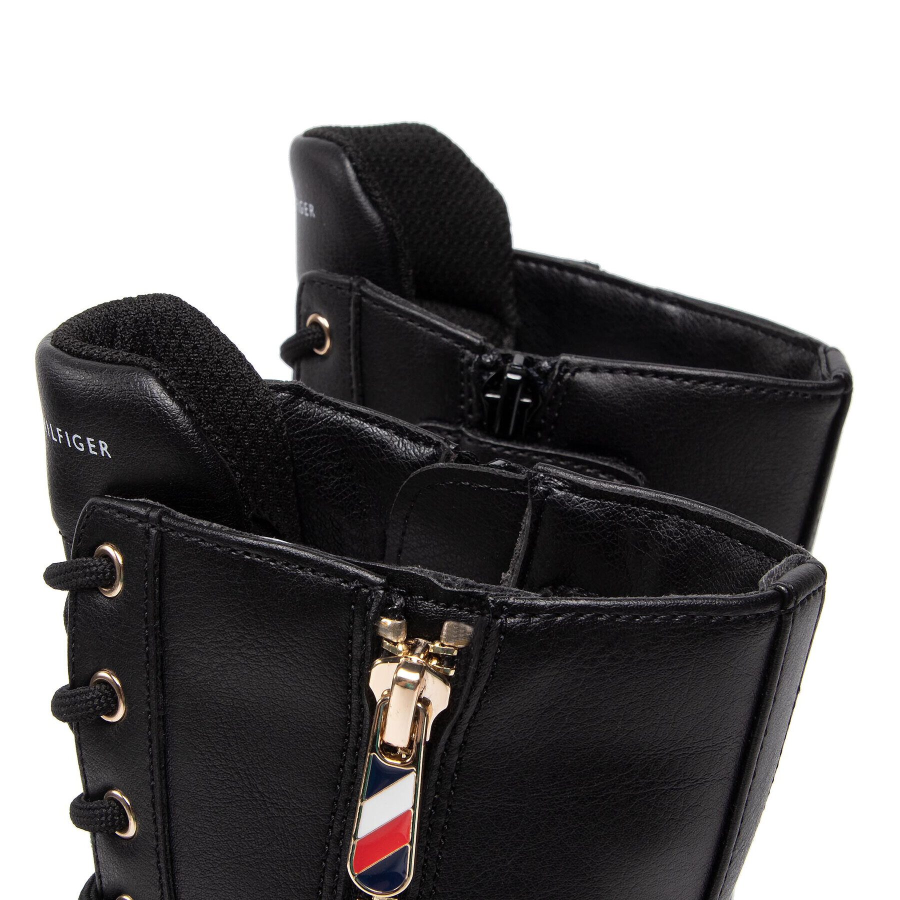 Tommy Hilfiger Turistická obuv Lace Up T3A5-32381-1355 Černá - Pepit.cz