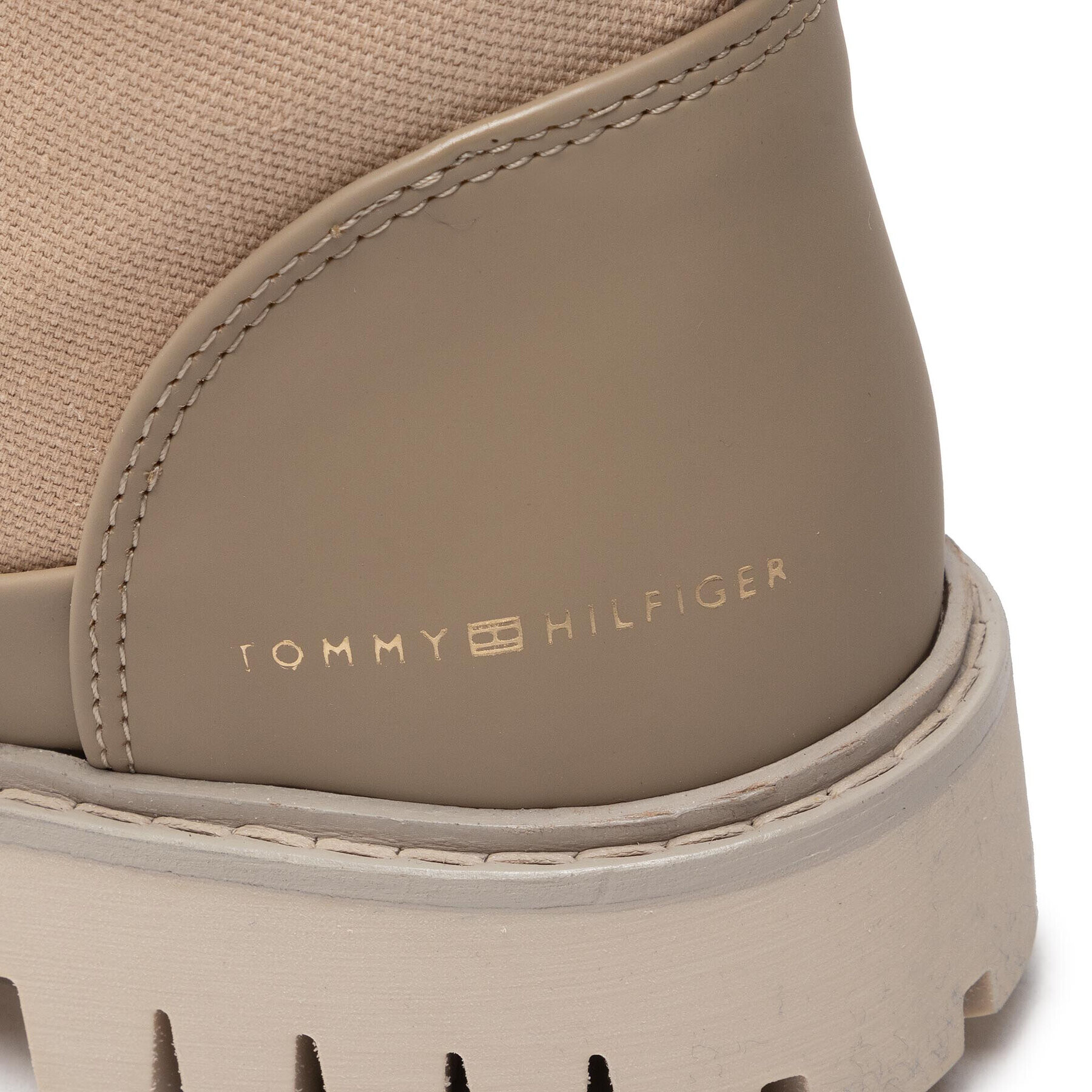 Tommy Hilfiger Turistická obuv Th Casual Lace Up Boot FW0FW06549 Béžová - Pepit.cz