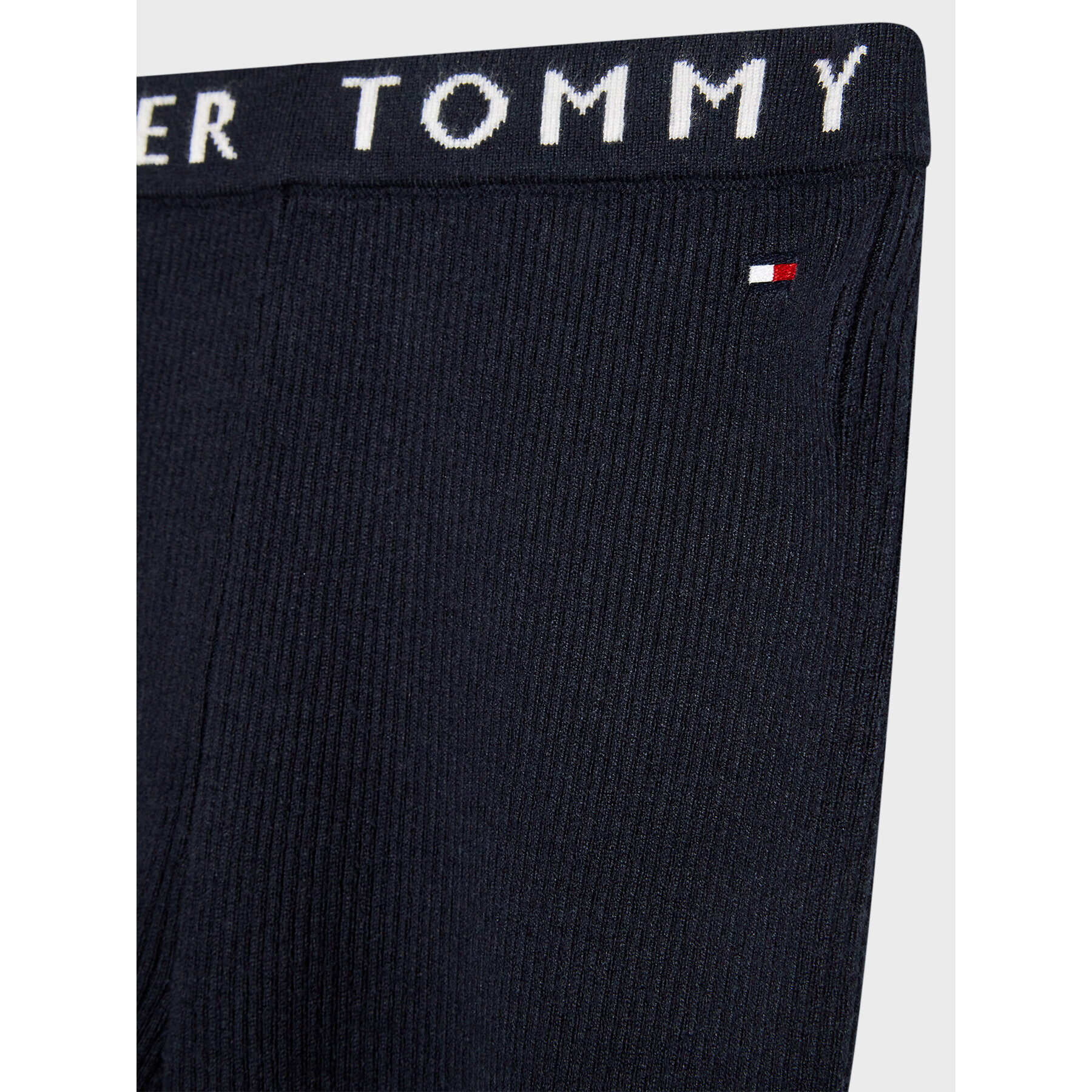 Tommy Hilfiger Úpletové kalhoty Branded KG0KG06801 Tmavomodrá Regular Fit - Pepit.cz