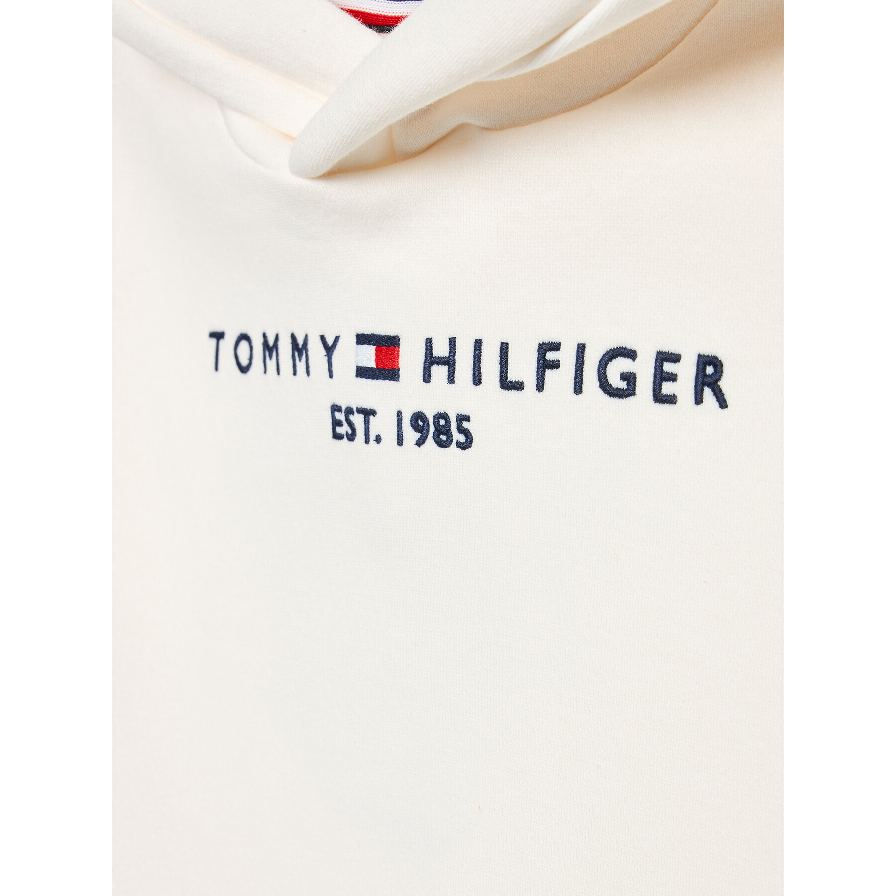 Tommy Hilfiger Úpletové šaty Essential KG0KG06695 D Bílá Regular Fit - Pepit.cz