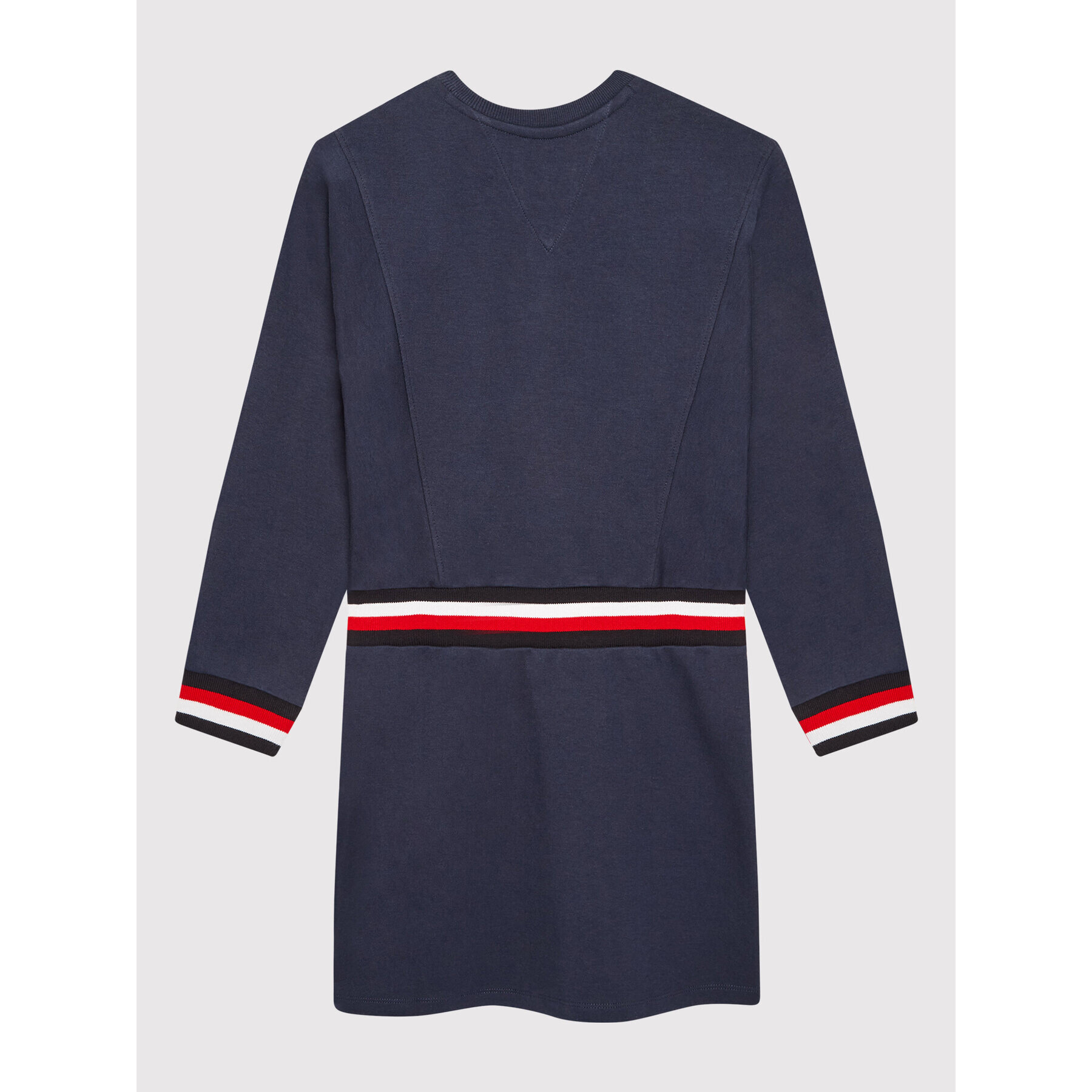 Tommy Hilfiger Úpletové šaty Global Stripe KG0KG06215 D Tmavomodrá Regular Fit - Pepit.cz