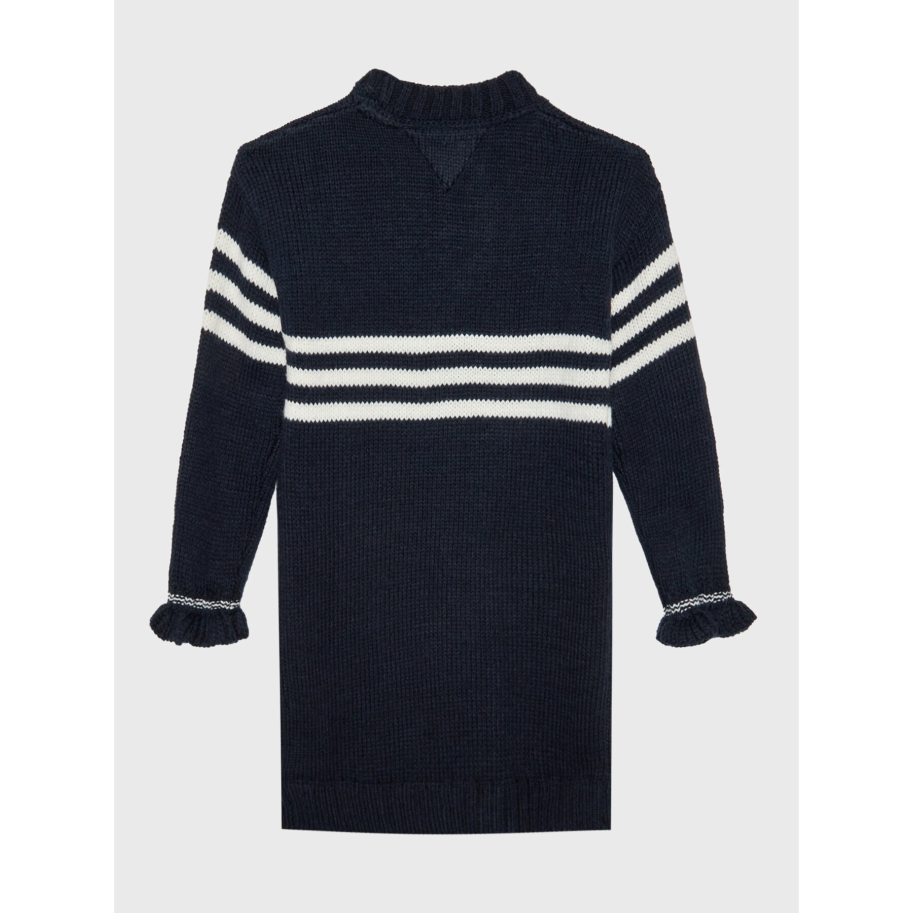 Tommy Hilfiger Úpletové šaty Prep Stripe KG0KG06883 D Tmavomodrá Relaxed Fit - Pepit.cz