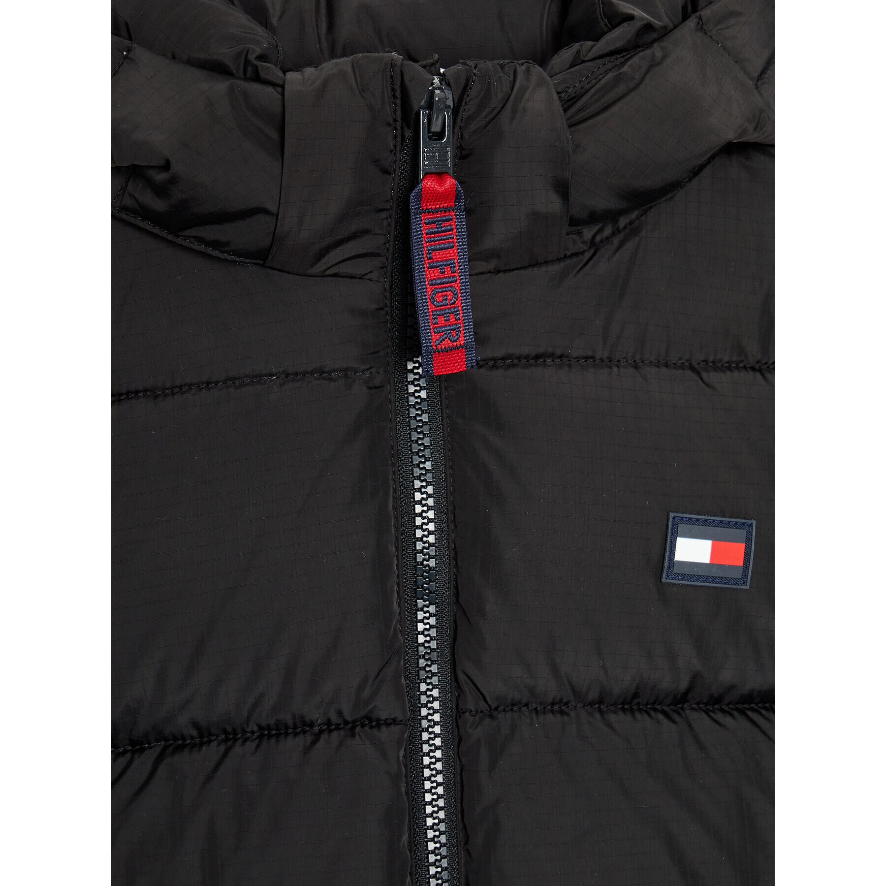 Tommy Hilfiger Vatovaná bunda Alaska KS0KS00281 D Černá Regular Fit - Pepit.cz