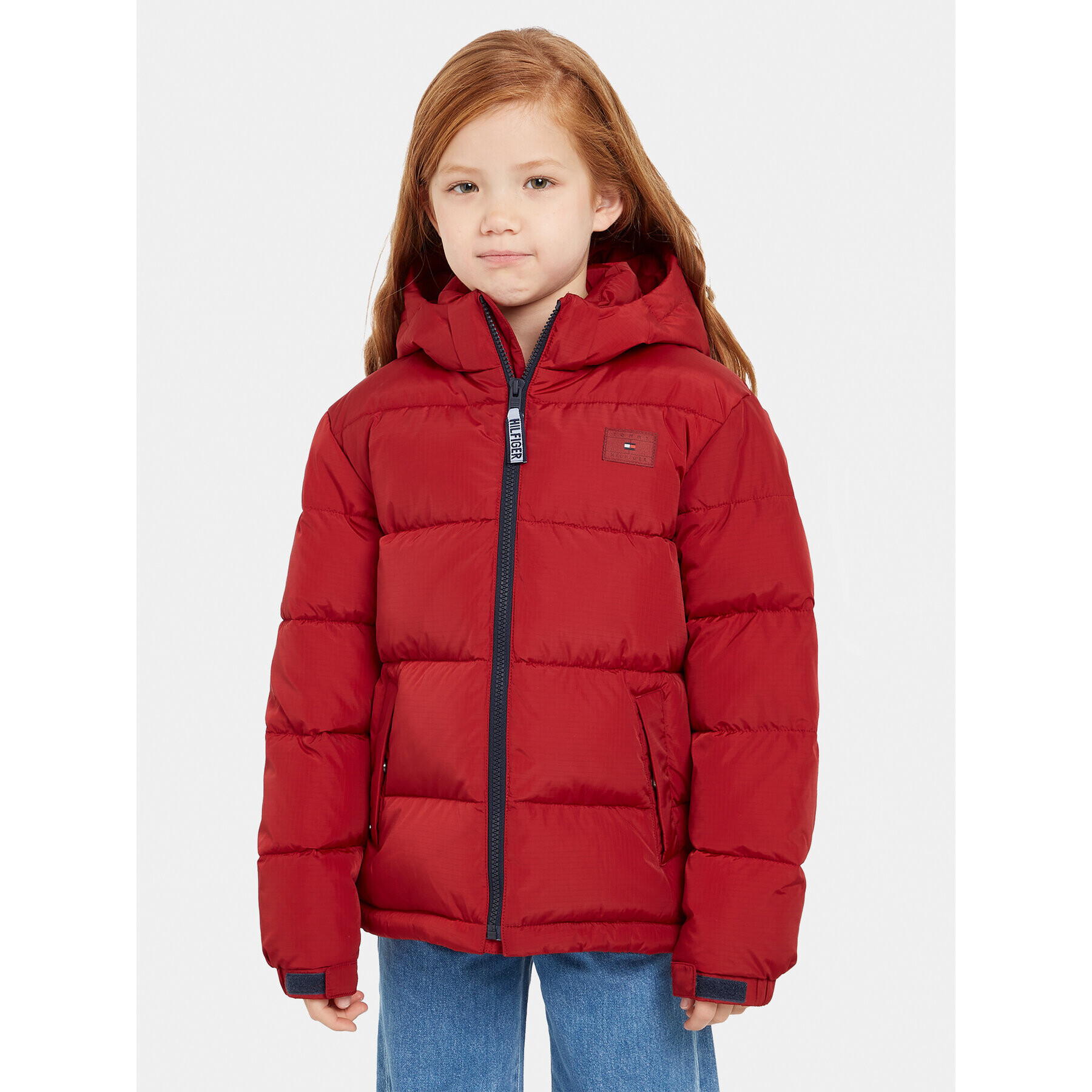 Tommy Hilfiger Vatovaná bunda Alaska KS0KS00402 M Bordó Regular Fit - Pepit.cz