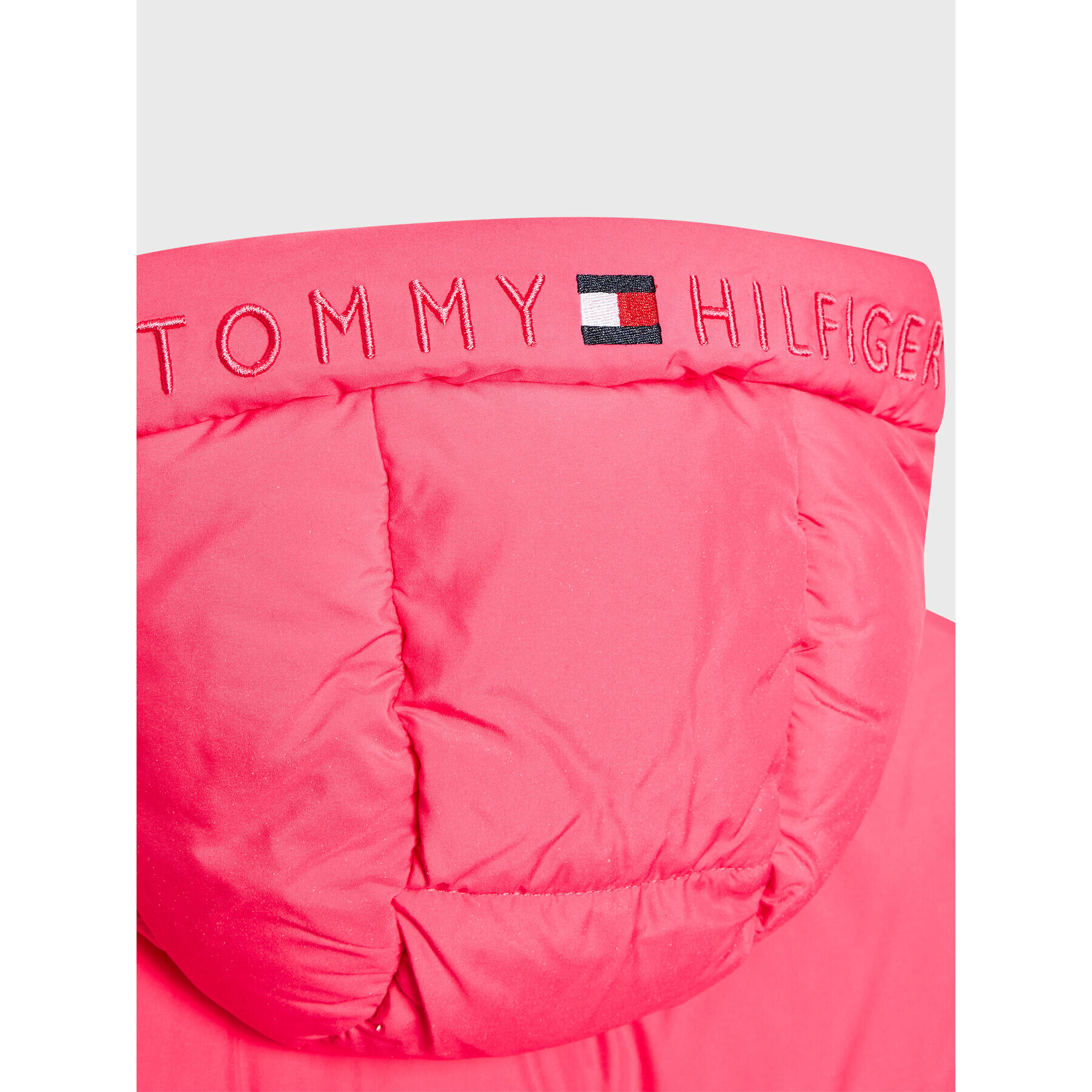 Tommy Hilfiger Vatovaná bunda Branded KG0KG06689 Růžová Regular Fit - Pepit.cz