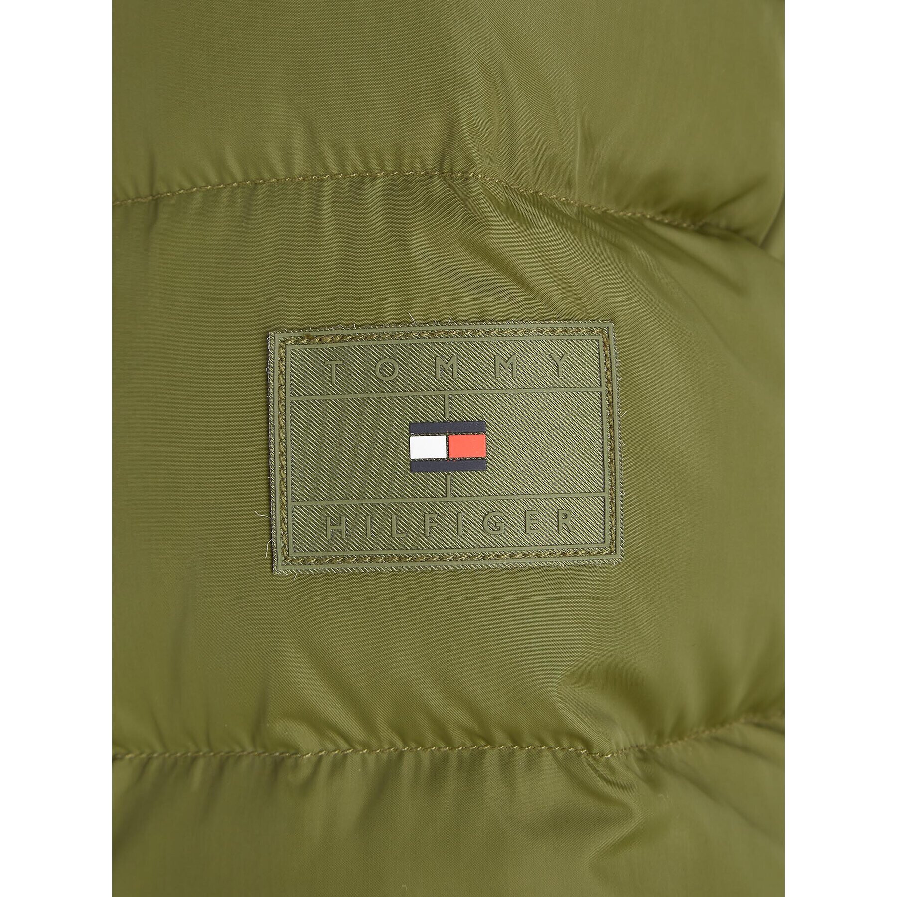 Tommy Hilfiger Vatovaná bunda Essential KB0KB08341 M Zelená Regular Fit - Pepit.cz