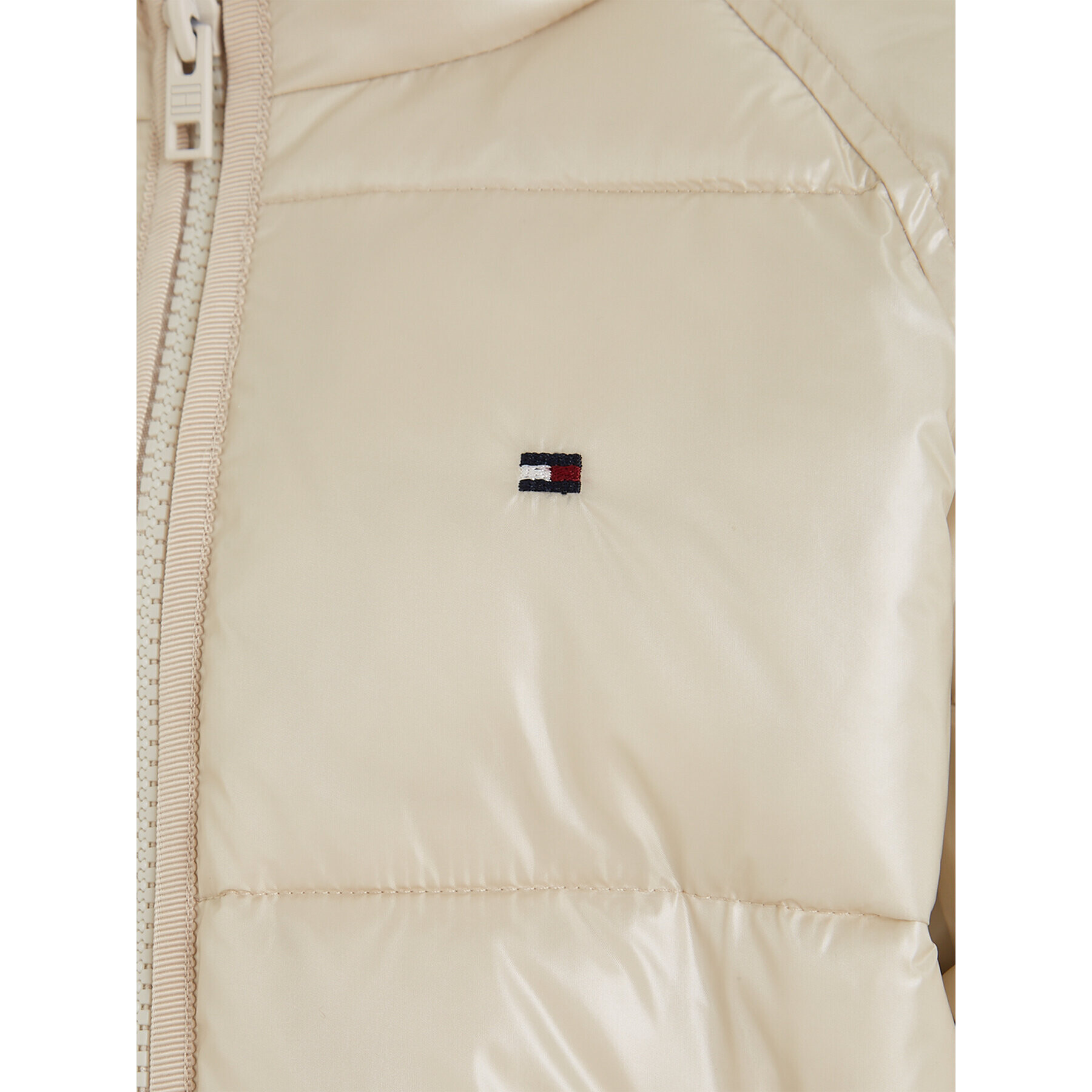 Tommy Hilfiger Vatovaná bunda KG0KG07656 D Béžová Regular Fit - Pepit.cz