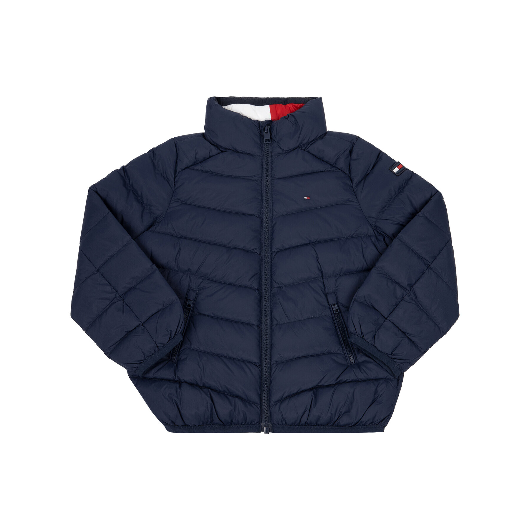 Tommy Hilfiger Vatovaná bunda KS0KS00077 S Tmavomodrá Regular Fit - Pepit.cz