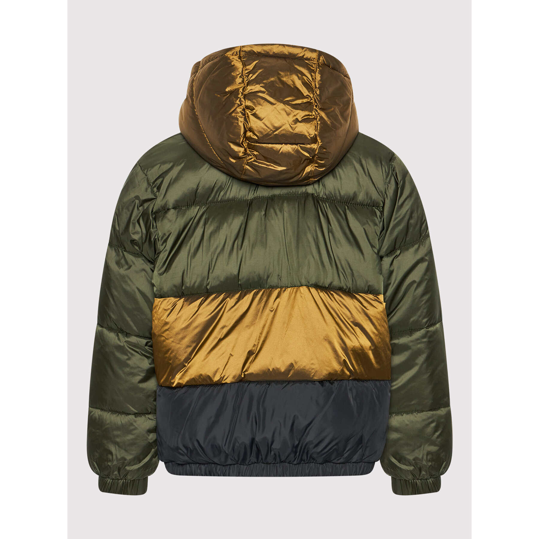 Tommy Hilfiger Vatovaná bunda Puffer Colorblock KB0KB06770 D Barevná Regular Fit - Pepit.cz