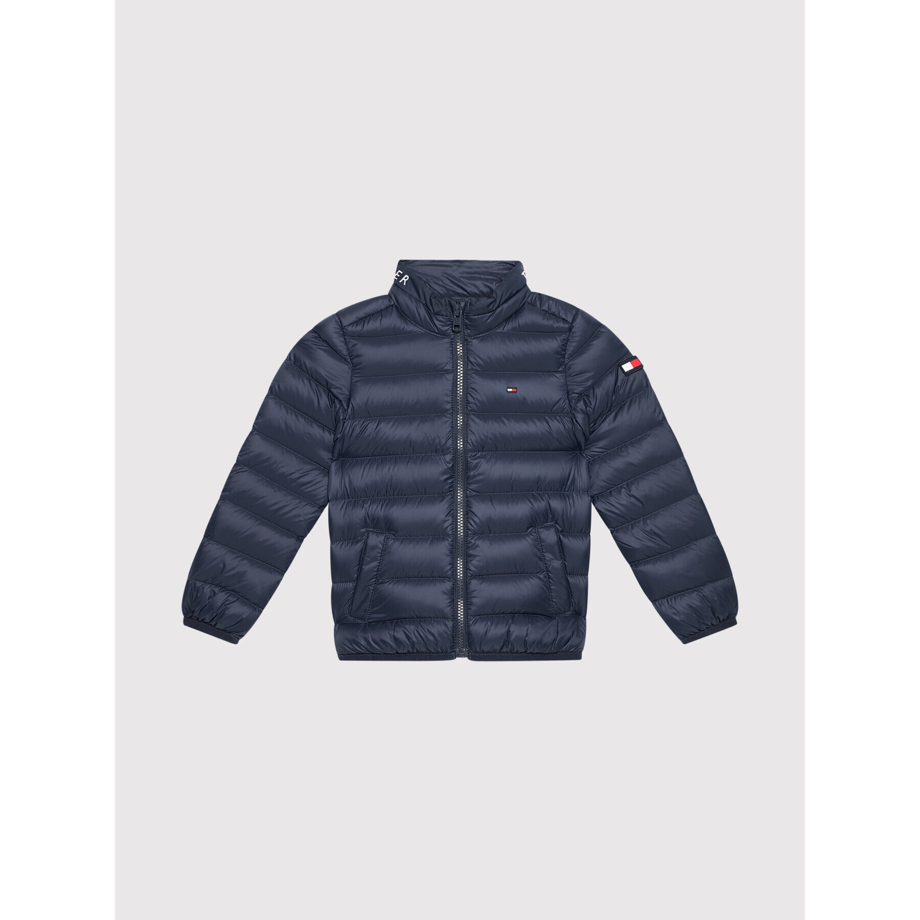 Tommy Hilfiger Vatovaná bunda Unisex Light KS0KS00169 D Tmavomodrá Regular Fit - Pepit.cz