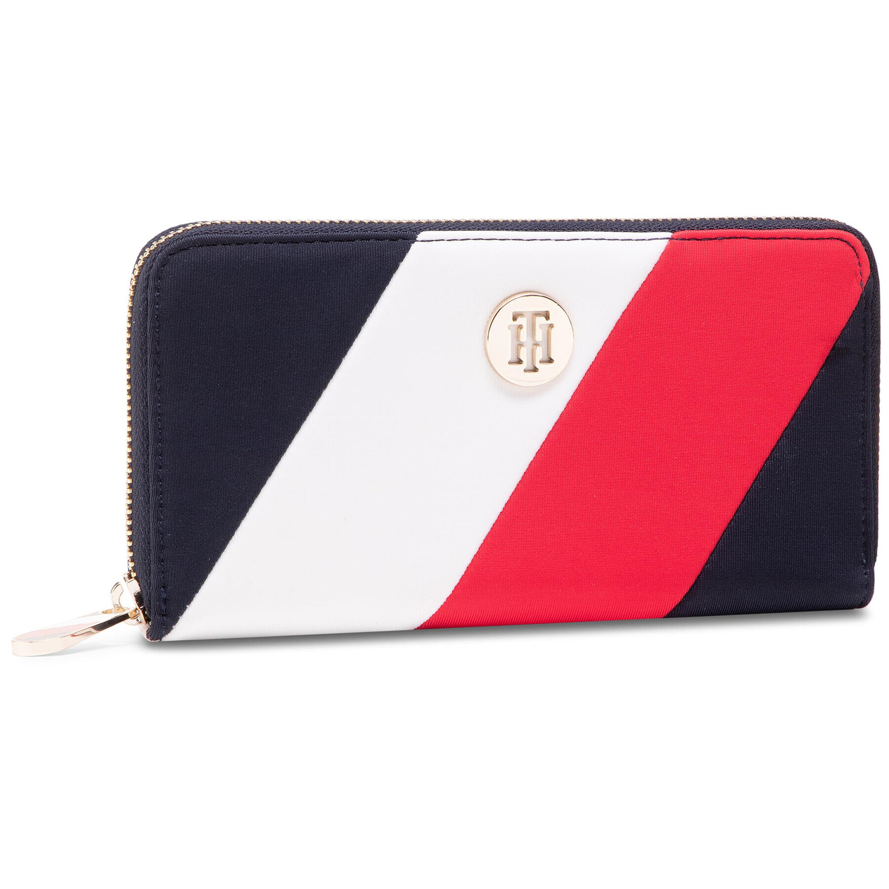 Tommy Hilfiger Velká dámská peněženka Poppy Large Za Corp AW0AW09542 Tmavomodrá - Pepit.cz