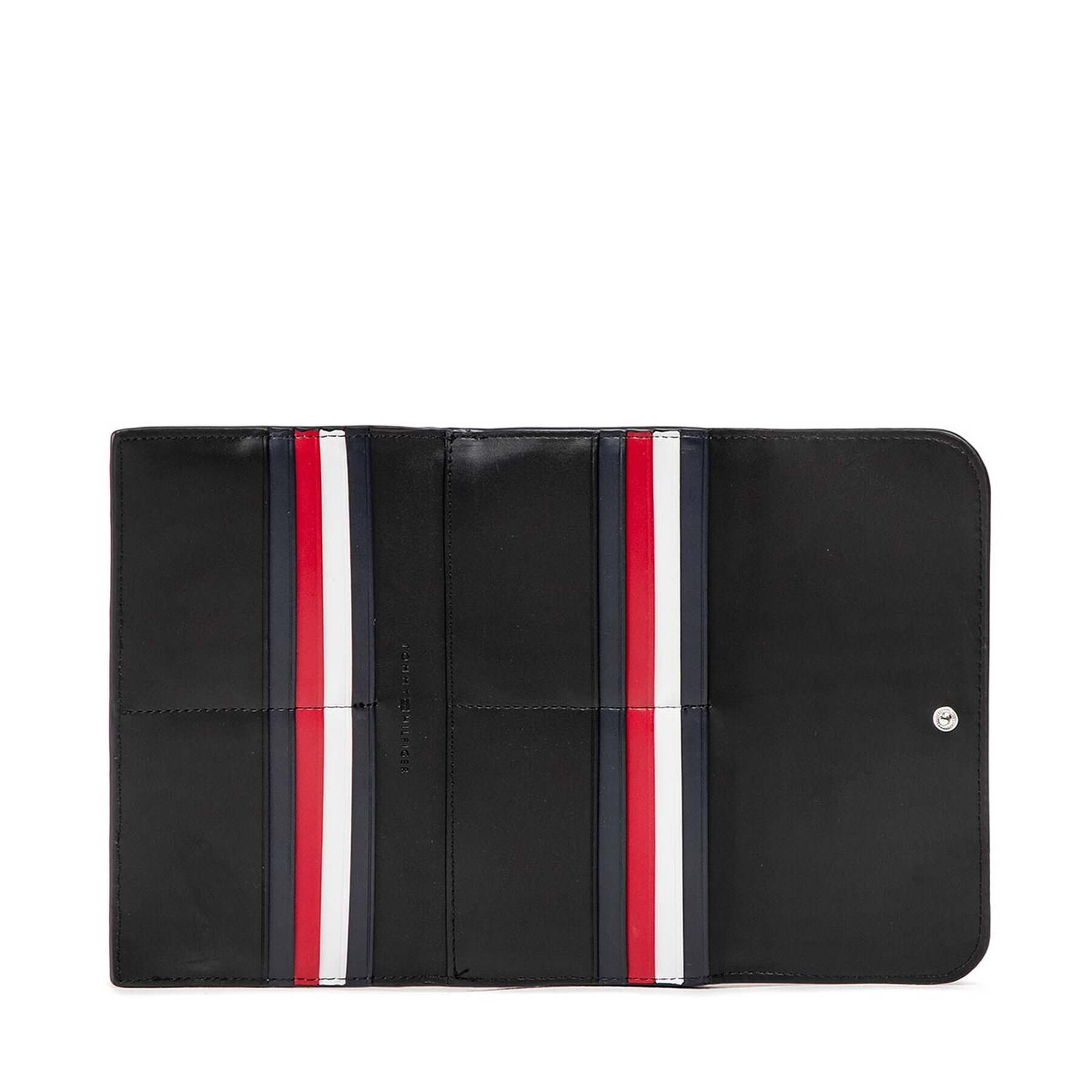 Tommy Hilfiger Velká dámská peněženka Th Element Large Flap Wallet AW0AW13663 Černá - Pepit.cz