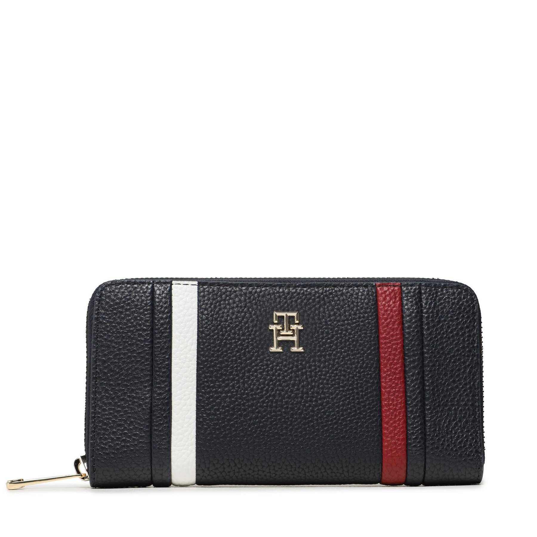 Tommy Hilfiger Velká dámská peněženka Th Emblem Large Za Corp AW0AW15119 Tmavomodrá - Pepit.cz