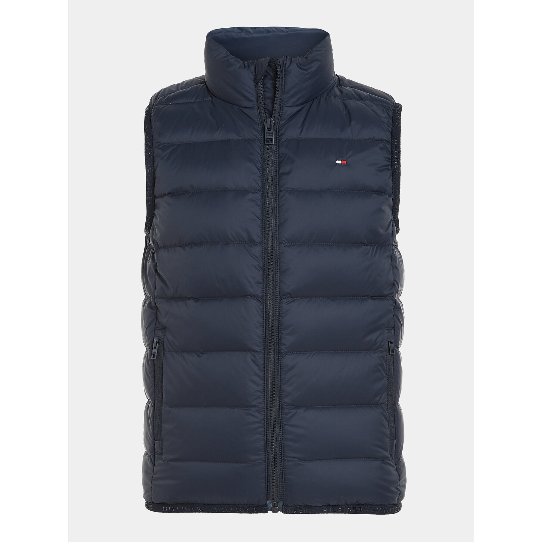 Tommy Hilfiger Vesta Essential Light down Yest KS0KS00439 Tmavomodrá Regular Fit - Pepit.cz