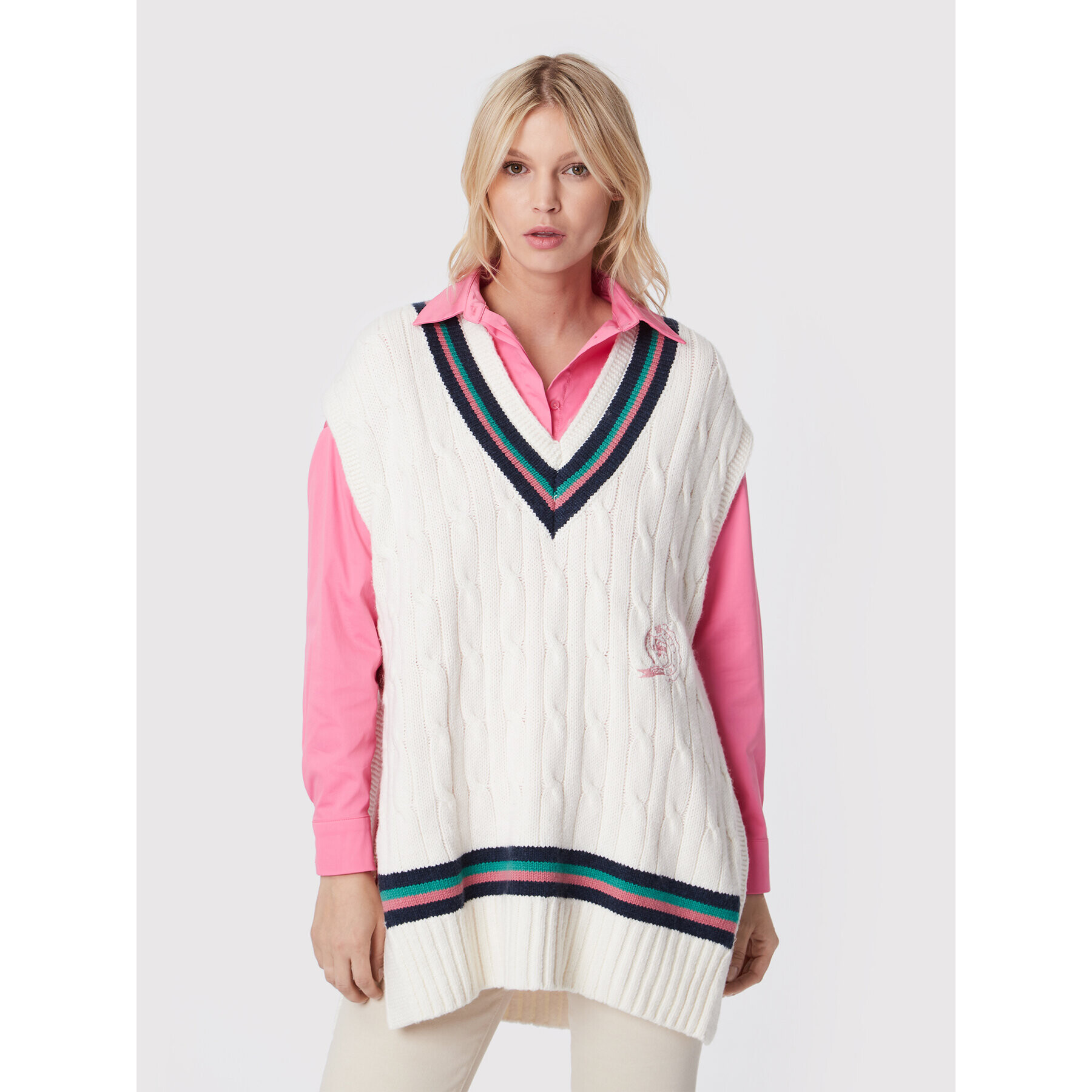 Tommy Hilfiger Vesta ICONS WW0WW35429 Béžová Oversize - Pepit.cz