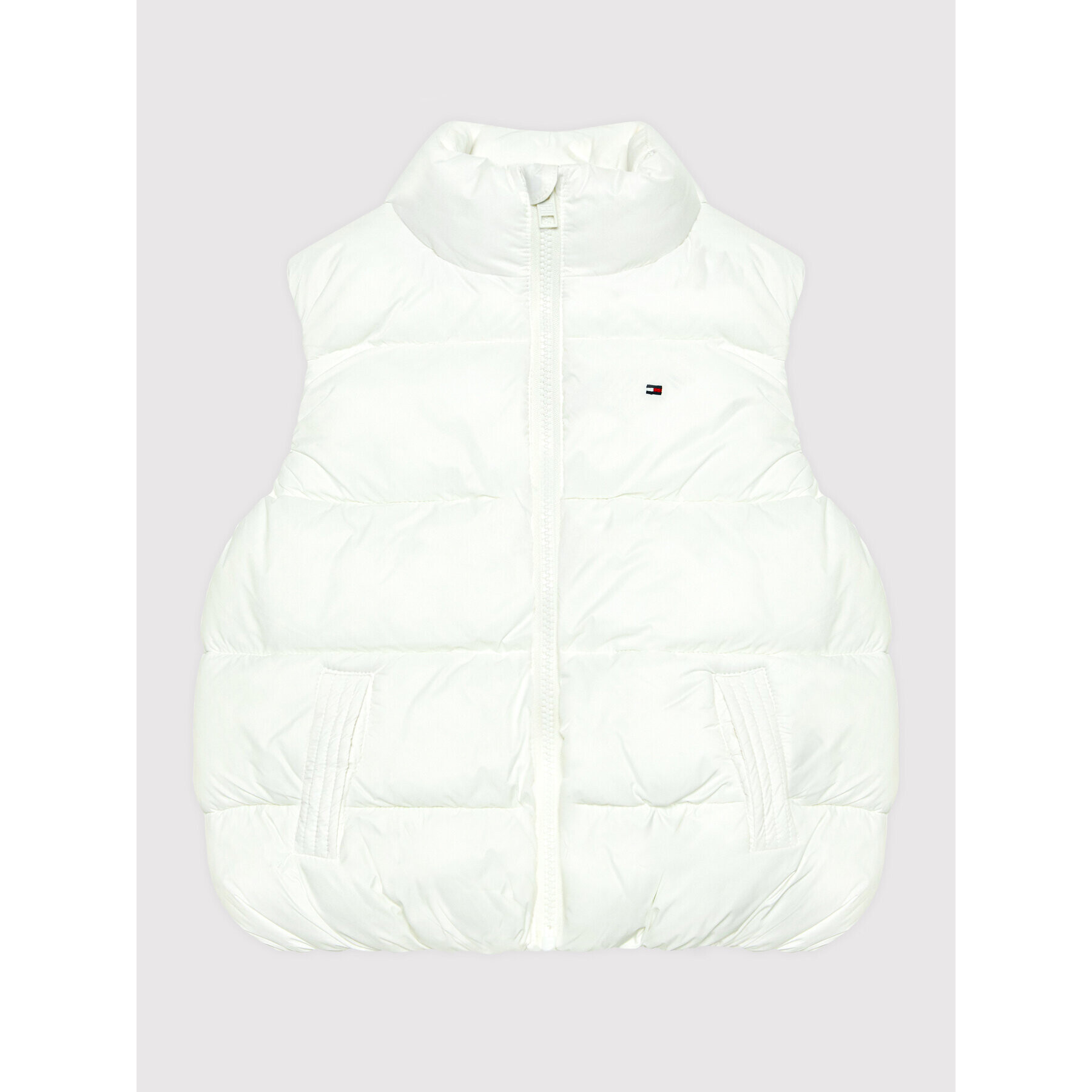 Tommy Hilfiger Vesta Puffer Vest KG0KG06280 D Bílá Regular Fit - Pepit.cz