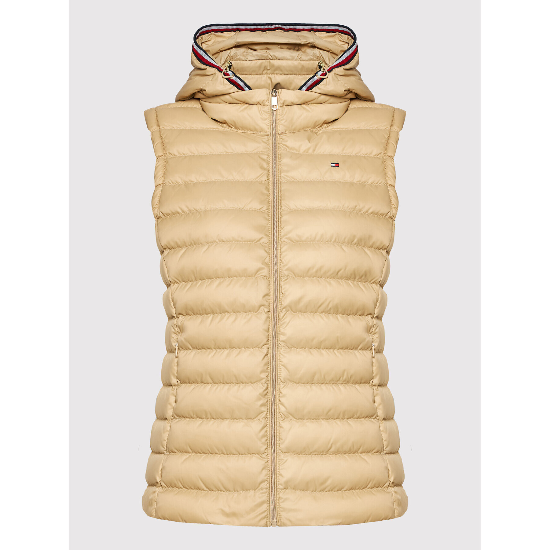 Tommy Hilfiger Vesta Th Ess Lw Down Vest WW0WW30841 Béžová Regular Fit - Pepit.cz