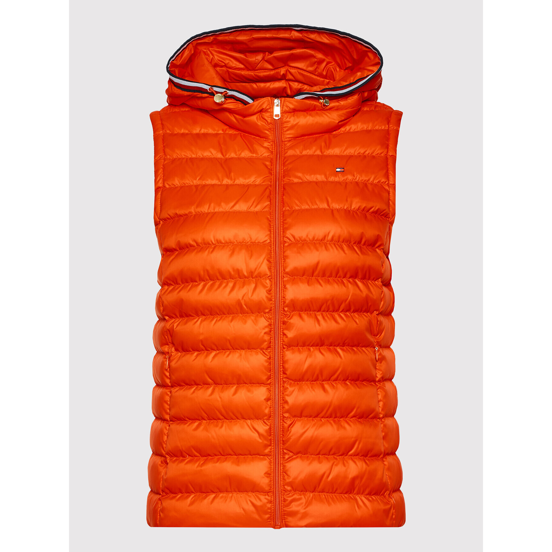 Tommy Hilfiger Vesta Th Ess Lw Down Vest WW0WW30841 Červená Regular Fit - Pepit.cz