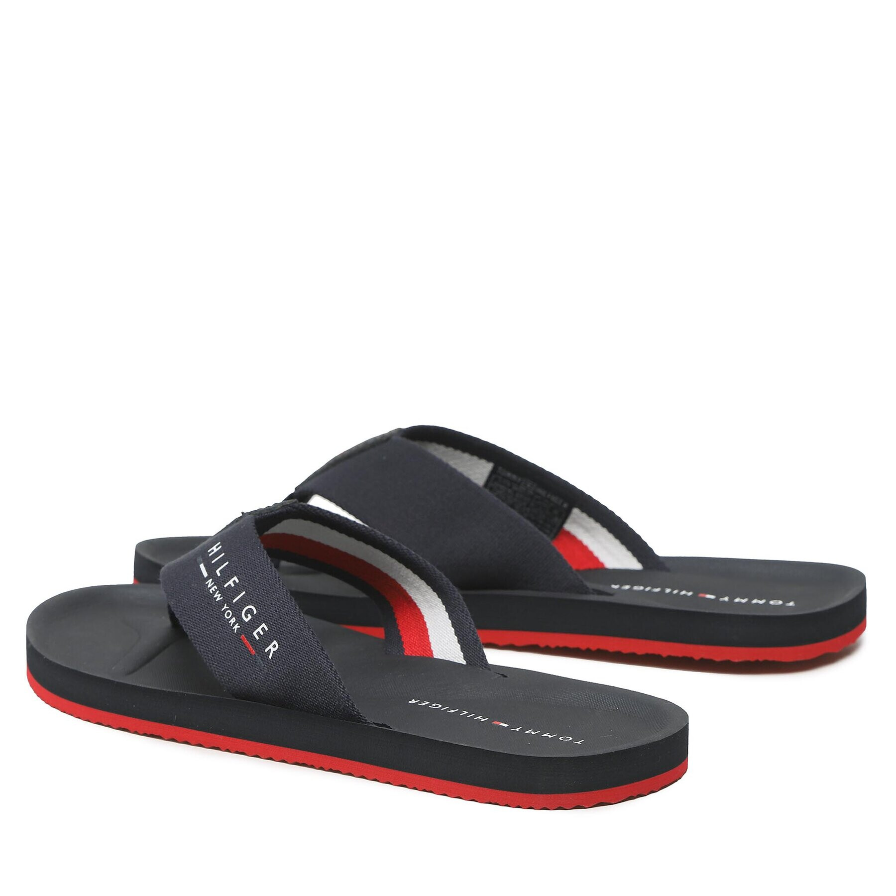 Tommy Hilfiger Žabky City Beach Sandal Mens FM0FM04408 Tmavomodrá - Pepit.cz