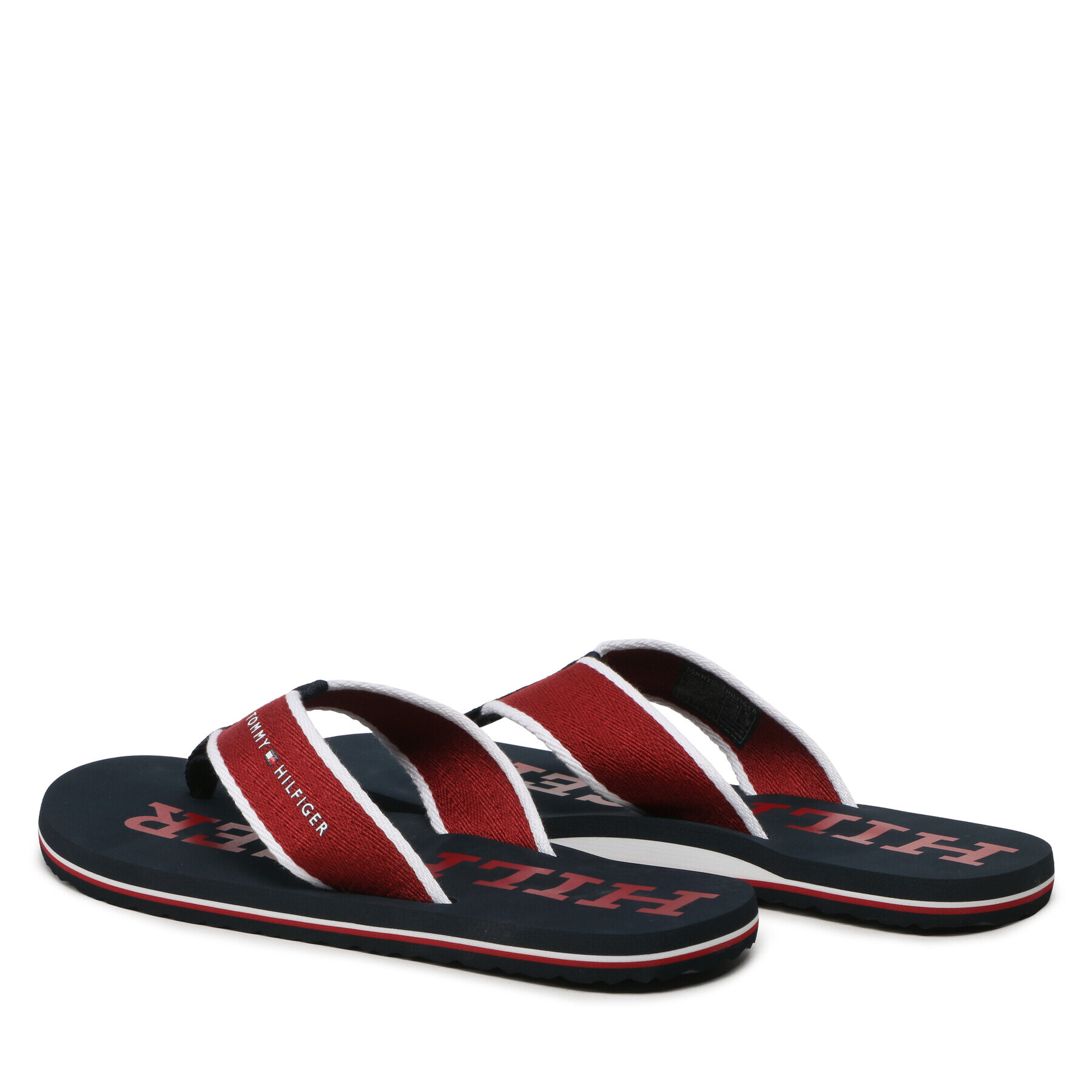 Tommy Hilfiger Žabky Classic Hilfiger Beach Sandal FM0FM04617 Bordó - Pepit.cz