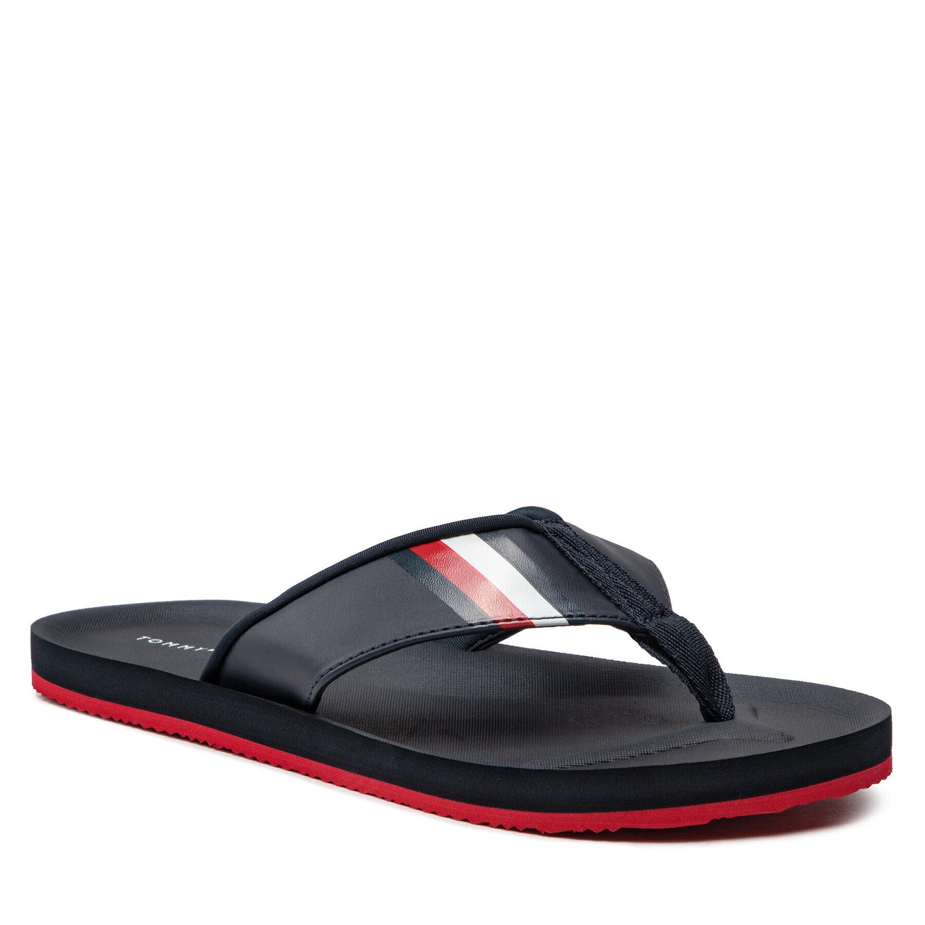 Tommy Hilfiger Žabky Comfortable Padded Beach Sandal FM0FM04065 Tmavomodrá - Pepit.cz