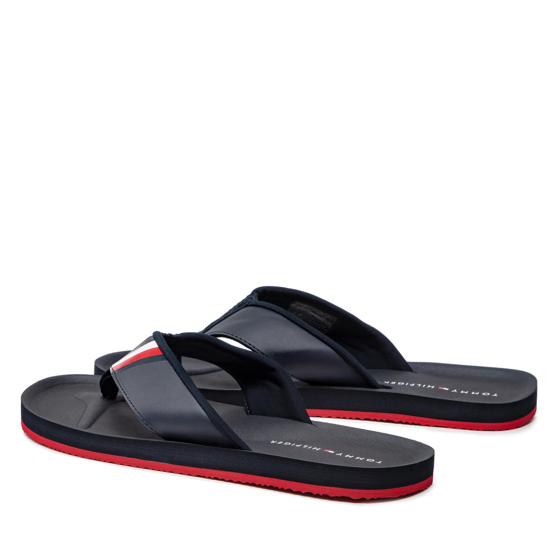 Tommy Hilfiger Žabky Comfortable Padded Beach Sandal FM0FM04065 Tmavomodrá - Pepit.cz