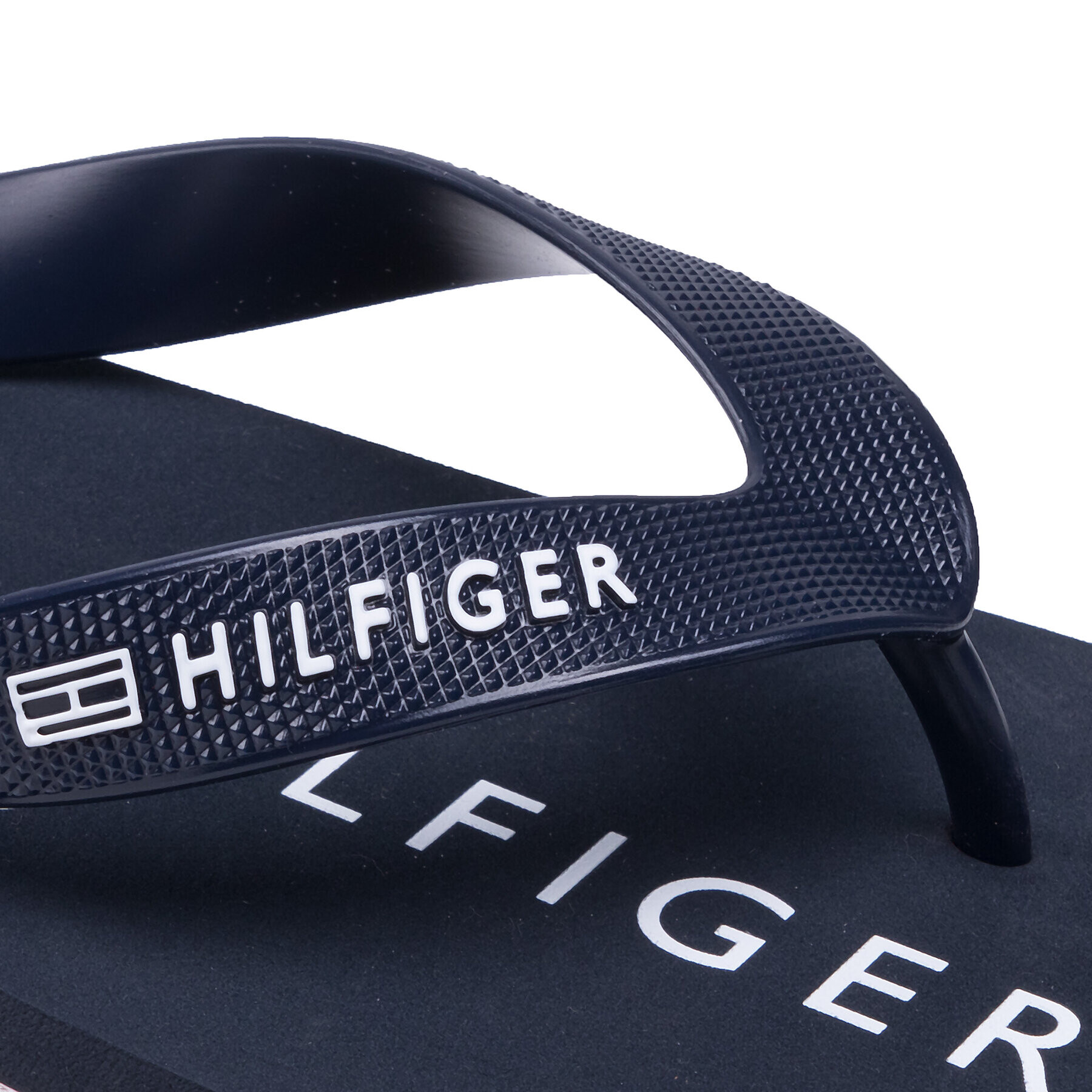 Tommy Hilfiger Žabky Hilfiger Print Beach Sandal FM0FM03382 Tmavomodrá - Pepit.cz