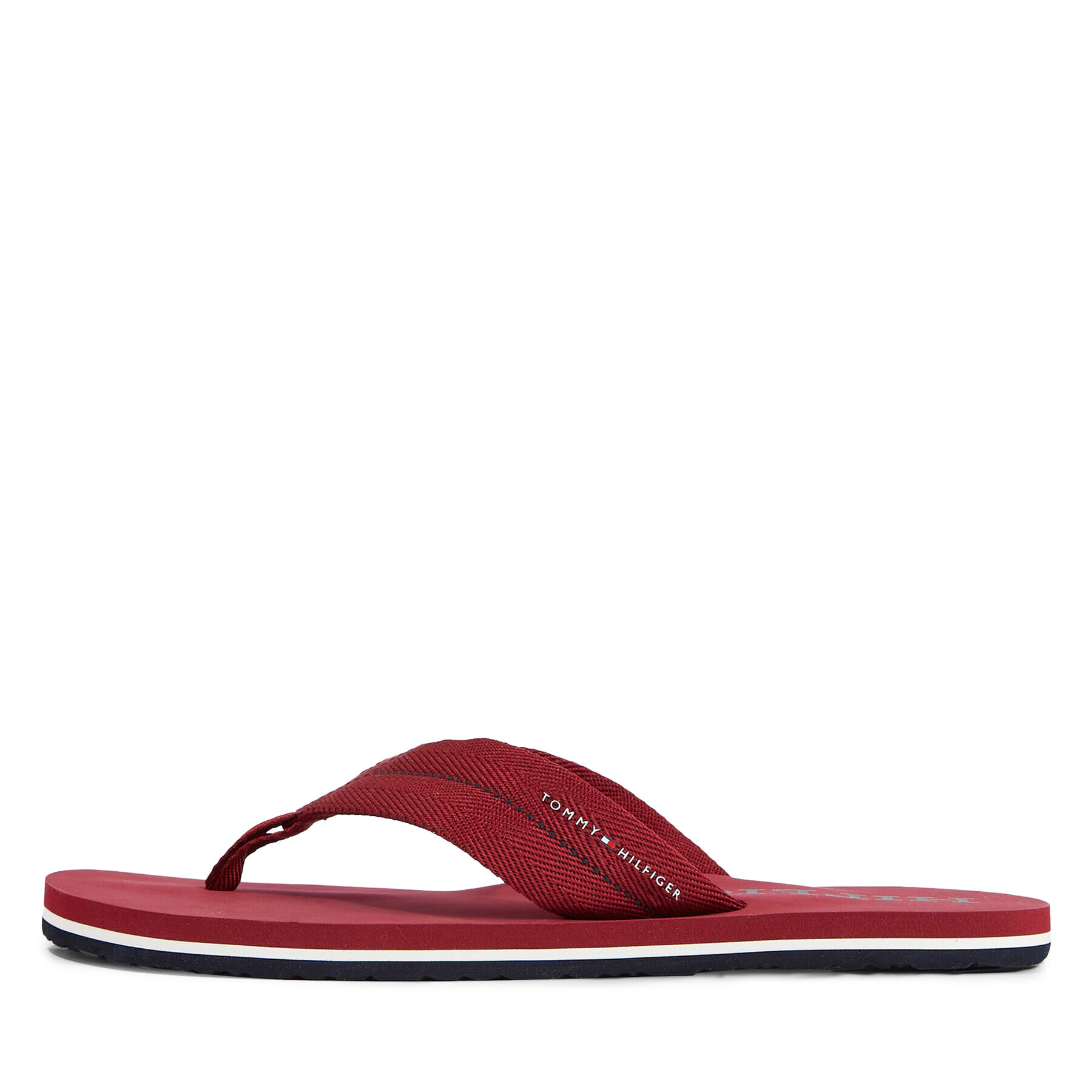 Tommy Hilfiger Žabky Im Bold Hilfiger Beach Sandal FM0FM04864 Červená - Pepit.cz