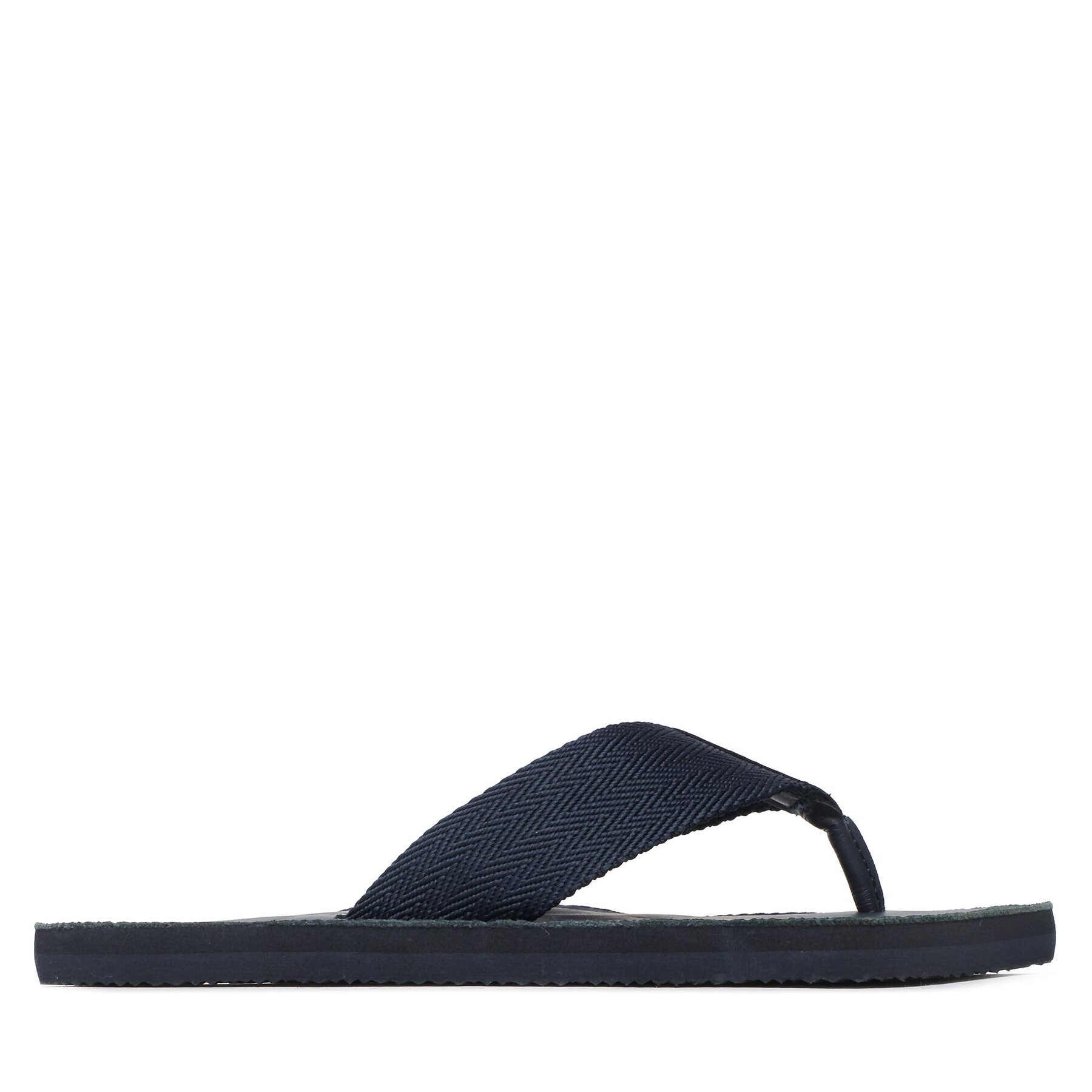 Tommy Hilfiger Žabky Leather Beach Sandal FM0FM04548 Tmavomodrá - Pepit.cz