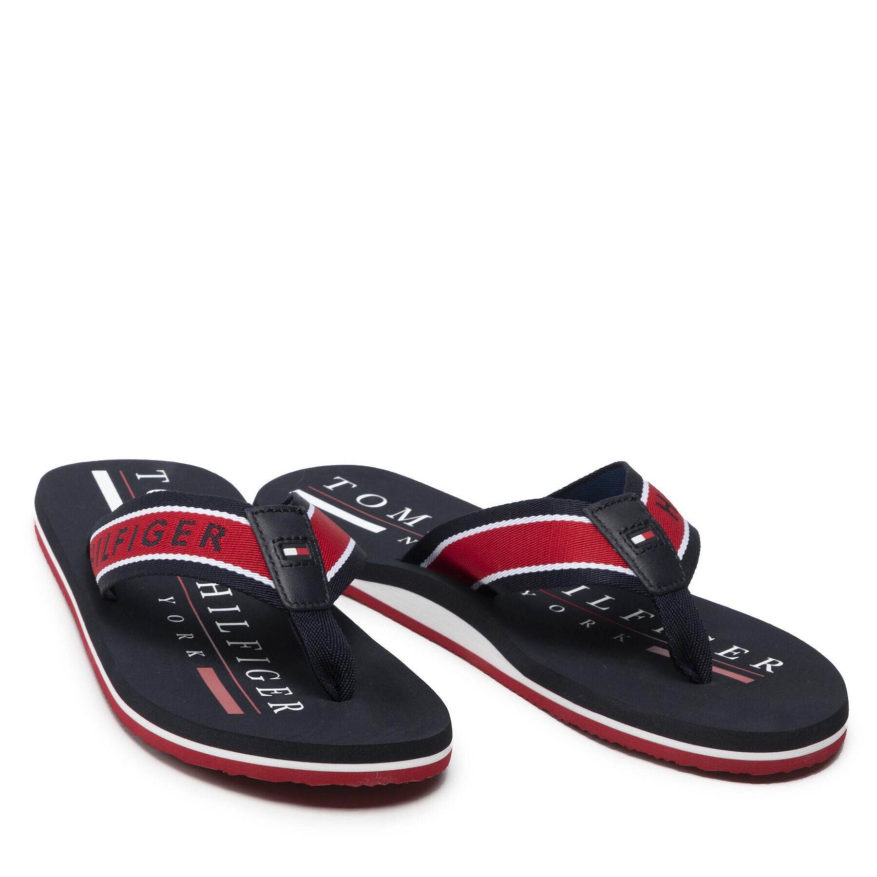 Tommy Hilfiger Žabky Maritime Beach Sandal FM0FM03978 Tmavomodrá - Pepit.cz