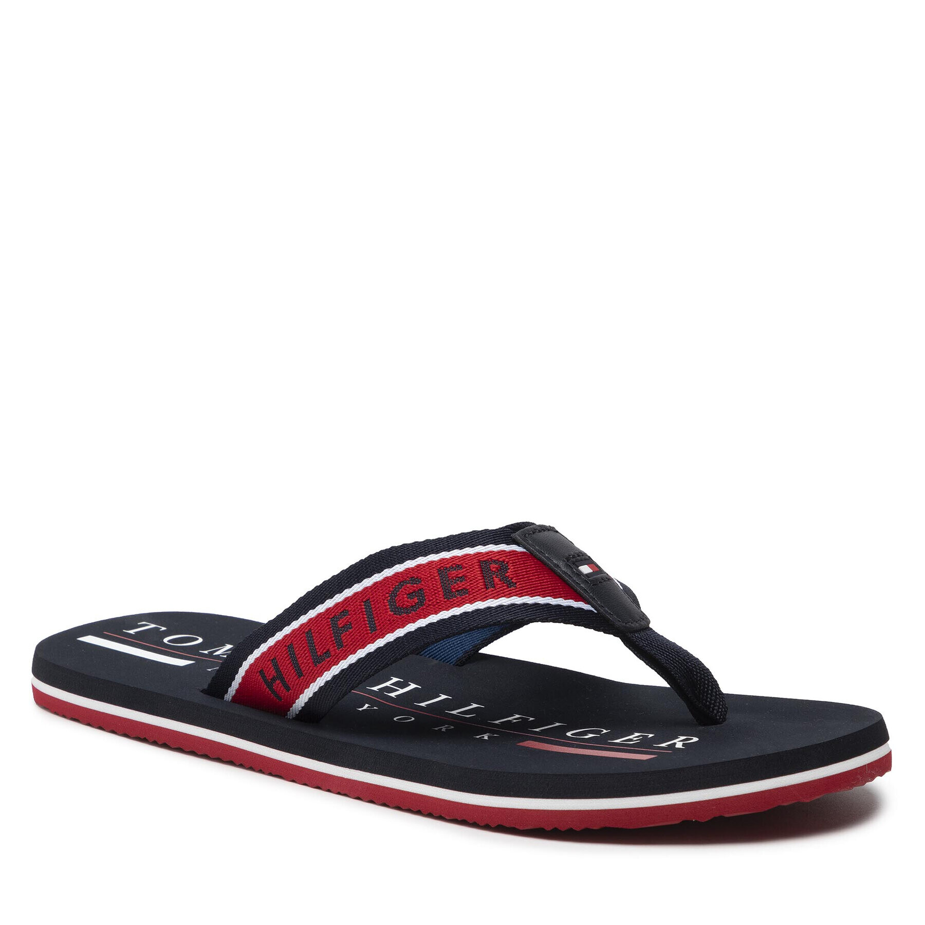 Tommy Hilfiger Žabky Maritime Beach Sandal FM0FM03978 Tmavomodrá - Pepit.cz