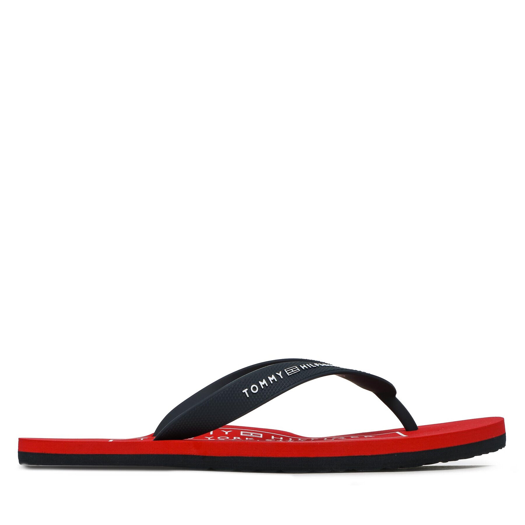 Tommy Hilfiger Žabky Rubber Hilfiger Beach Sandal FM0FM04468 Tmavomodrá - Pepit.cz