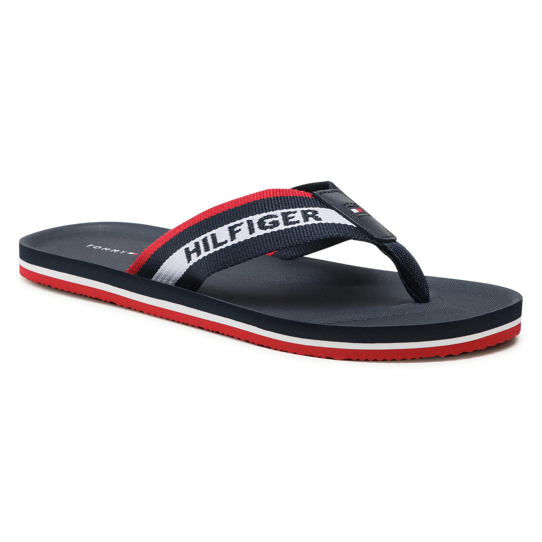 Tommy Hilfiger Žabky Sporty Comfort Beach Sandal FM0FM03388 Tmavomodrá - Pepit.cz