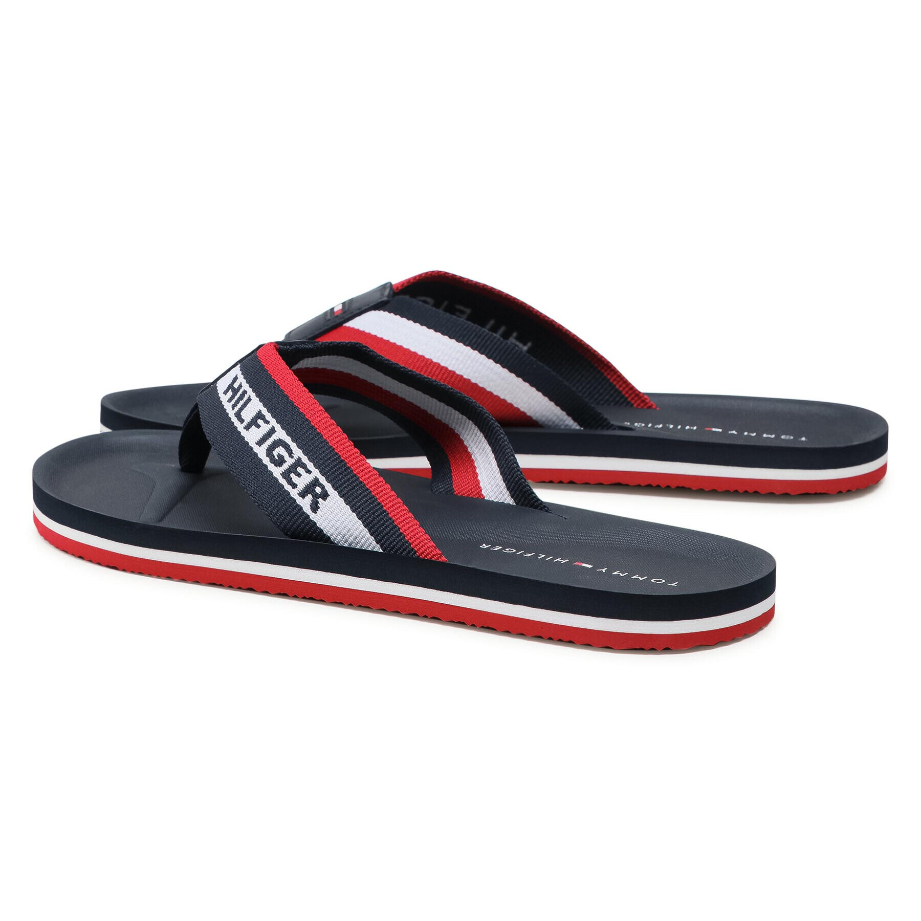 Tommy Hilfiger Žabky Sporty Comfort Beach Sandal FM0FM03388 Tmavomodrá - Pepit.cz