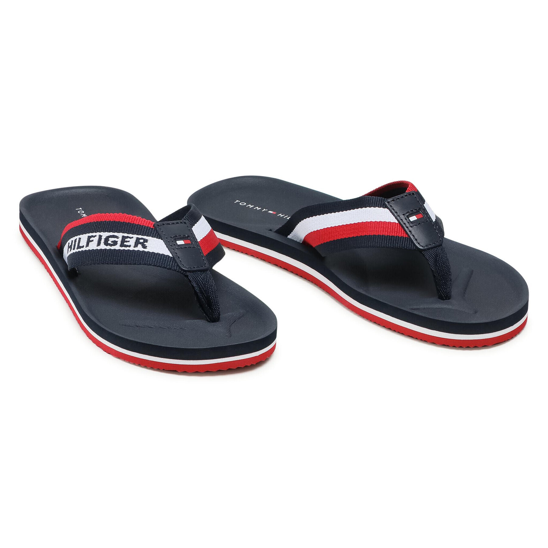 Tommy Hilfiger Žabky Sporty Comfort Beach Sandal FM0FM03388 Tmavomodrá - Pepit.cz