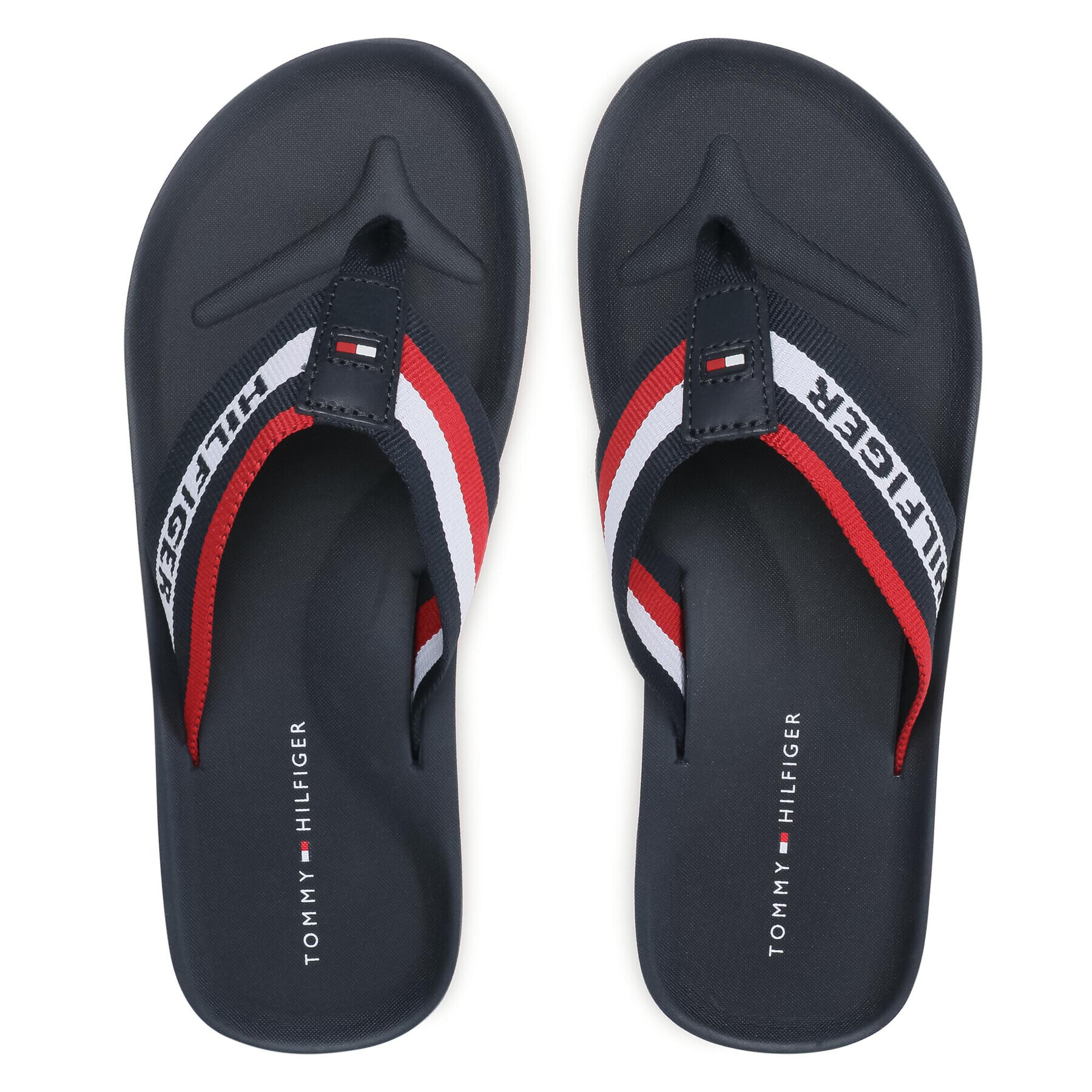 Tommy Hilfiger Žabky Sporty Comfort Beach Sandal FM0FM03388 Tmavomodrá - Pepit.cz