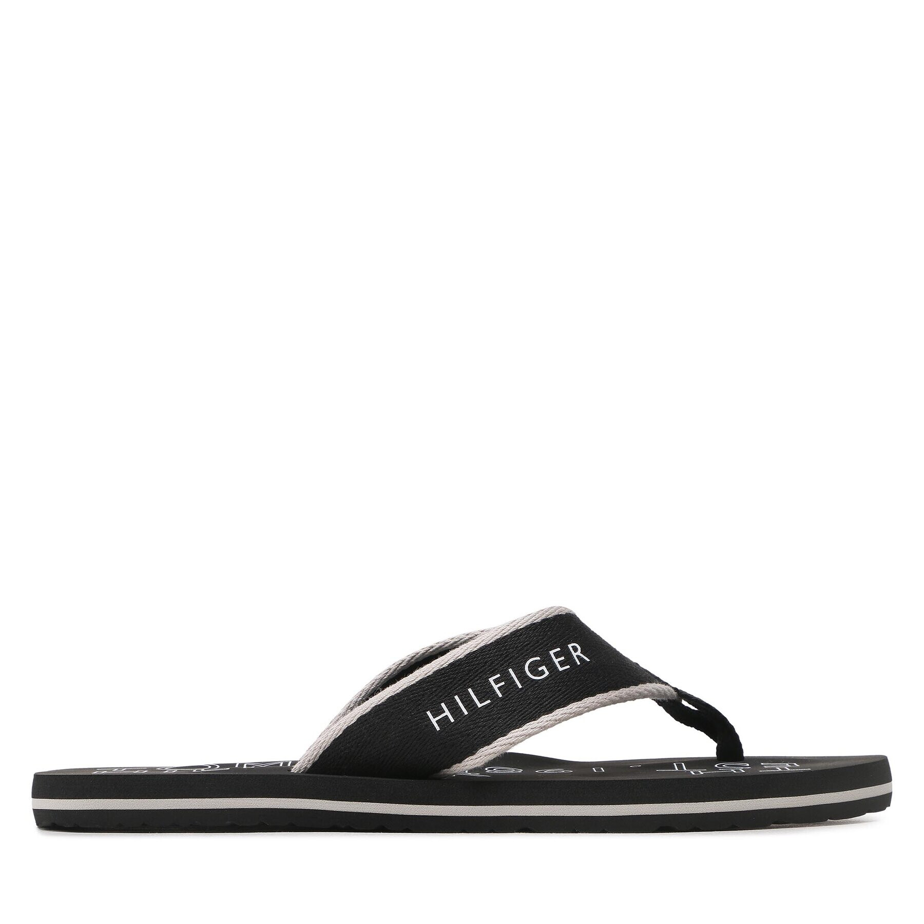 Tommy Hilfiger Žabky Sporty Hilfiger Beach Sandal FM0FM04469 Černá - Pepit.cz