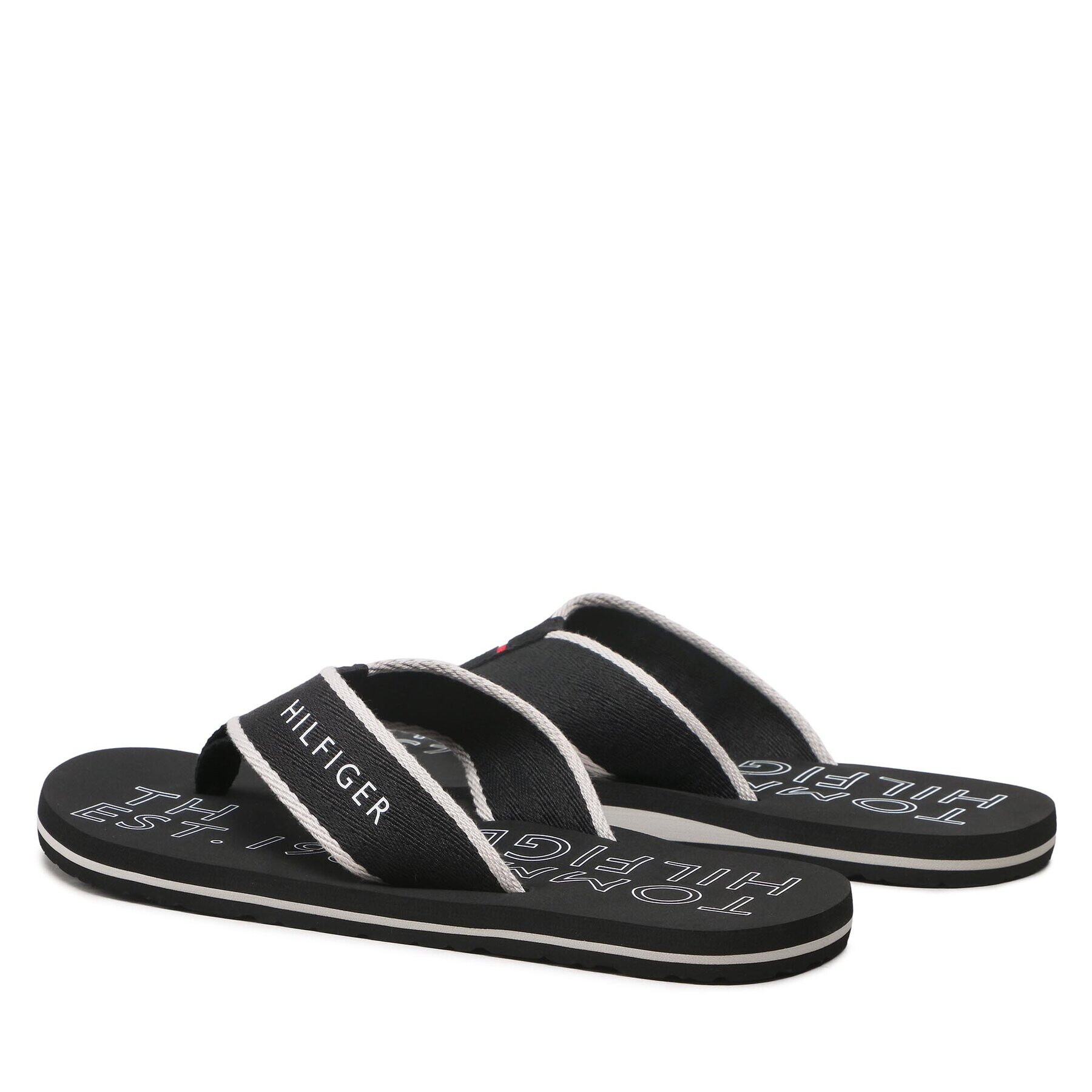 Tommy Hilfiger Žabky Sporty Hilfiger Beach Sandal FM0FM04469 Černá - Pepit.cz