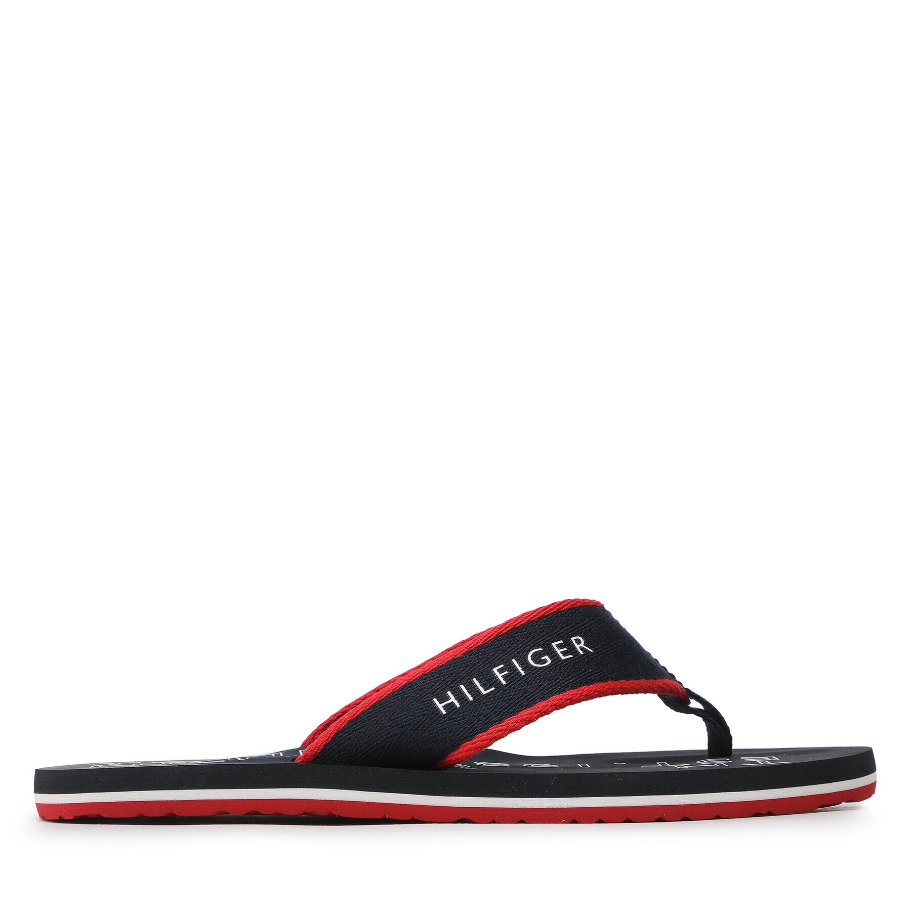 Tommy Hilfiger Žabky Sporty Hilfiger Beach Sandal FM0FM04469 Tmavomodrá - Pepit.cz