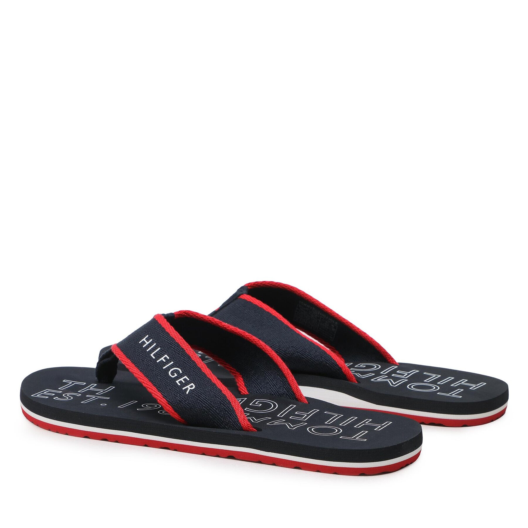 Tommy Hilfiger Žabky Sporty Hilfiger Beach Sandal FM0FM04469 Tmavomodrá - Pepit.cz