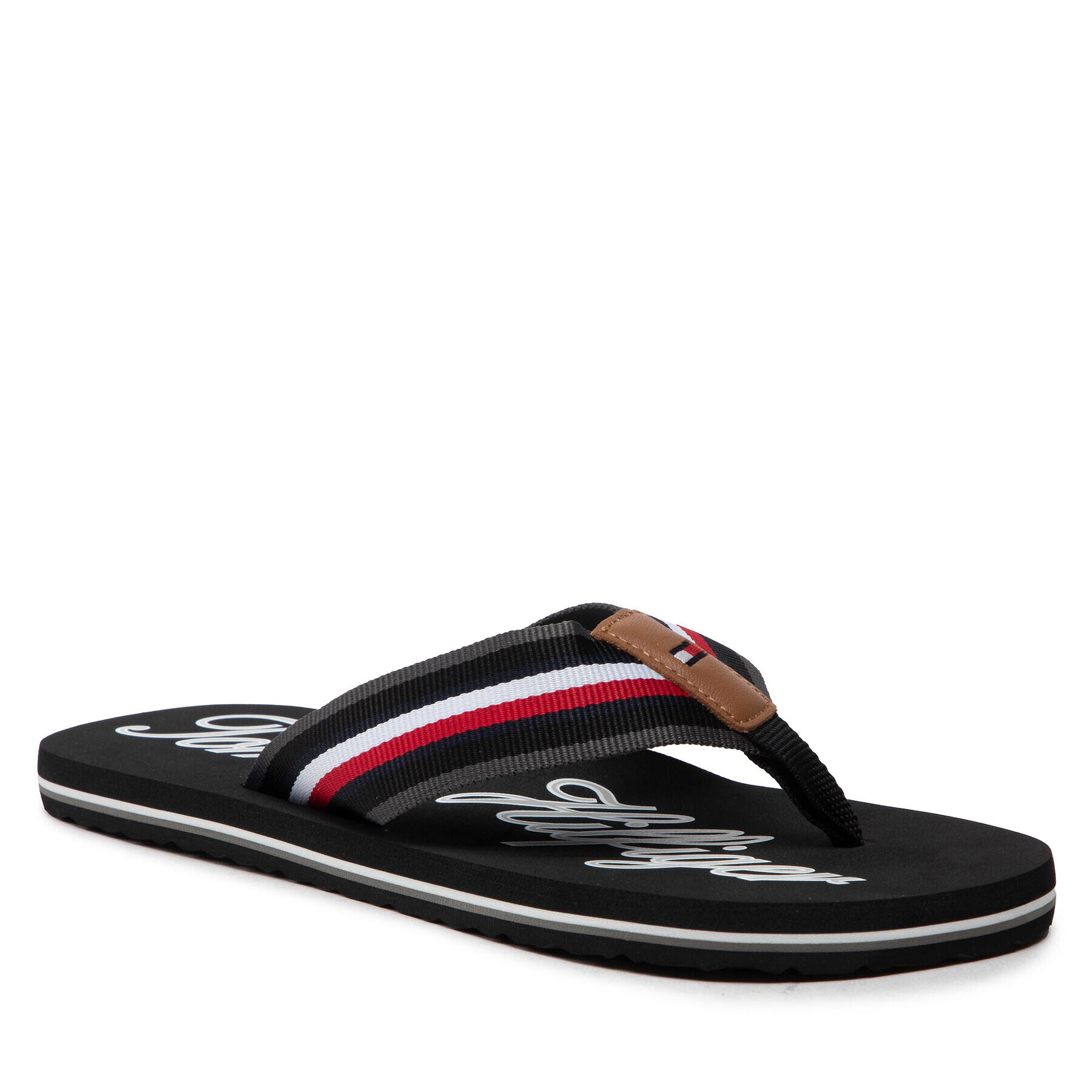 Tommy Hilfiger Žabky Tommy Outline Beach Sandal FM0FM04306 Černá - Pepit.cz