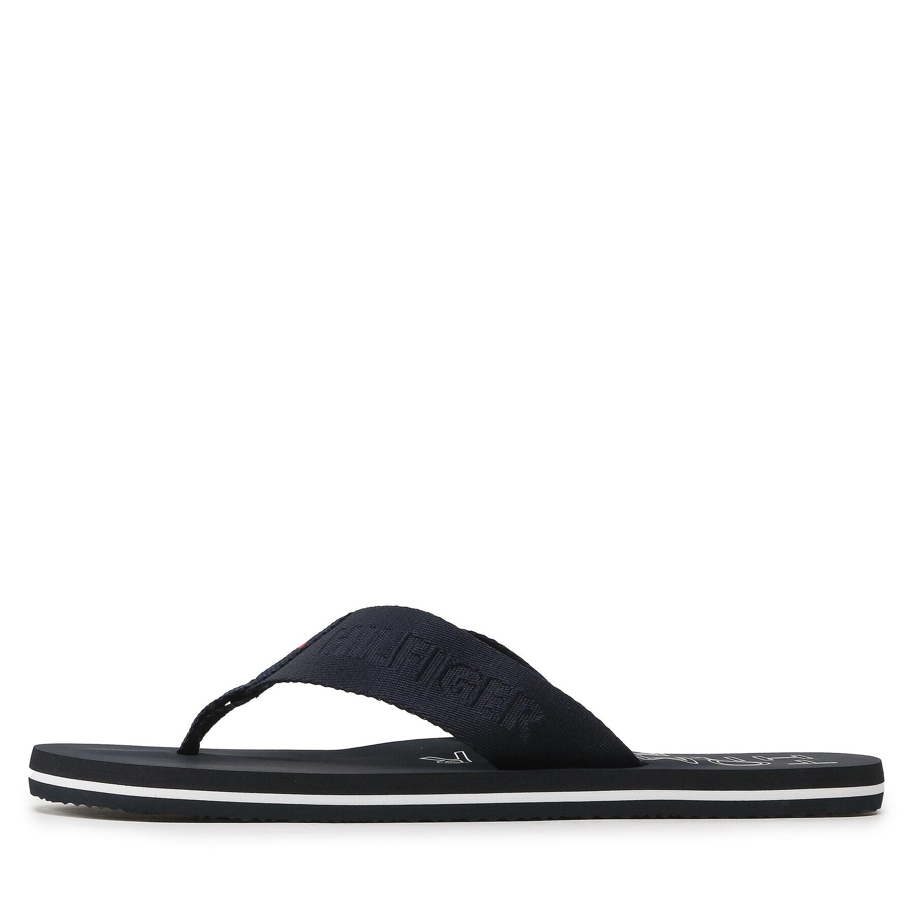 Tommy Hilfiger Žabky Tonal Hilfiger Beach Sandal FM0FM04472 Tmavomodrá - Pepit.cz