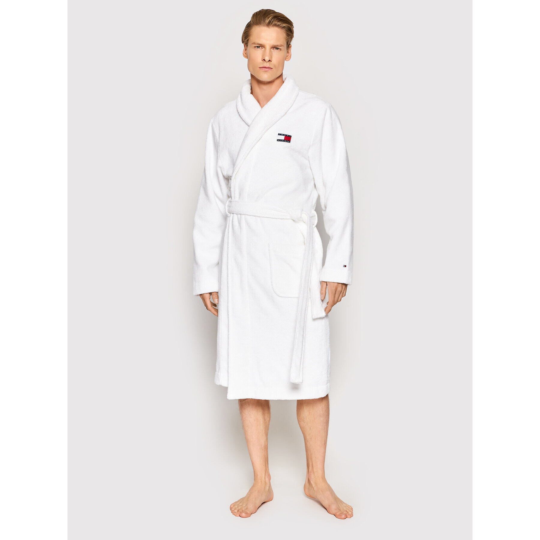 Tommy Hilfiger Župan Towelling Robe UM0UM01781 Bílá - Pepit.cz